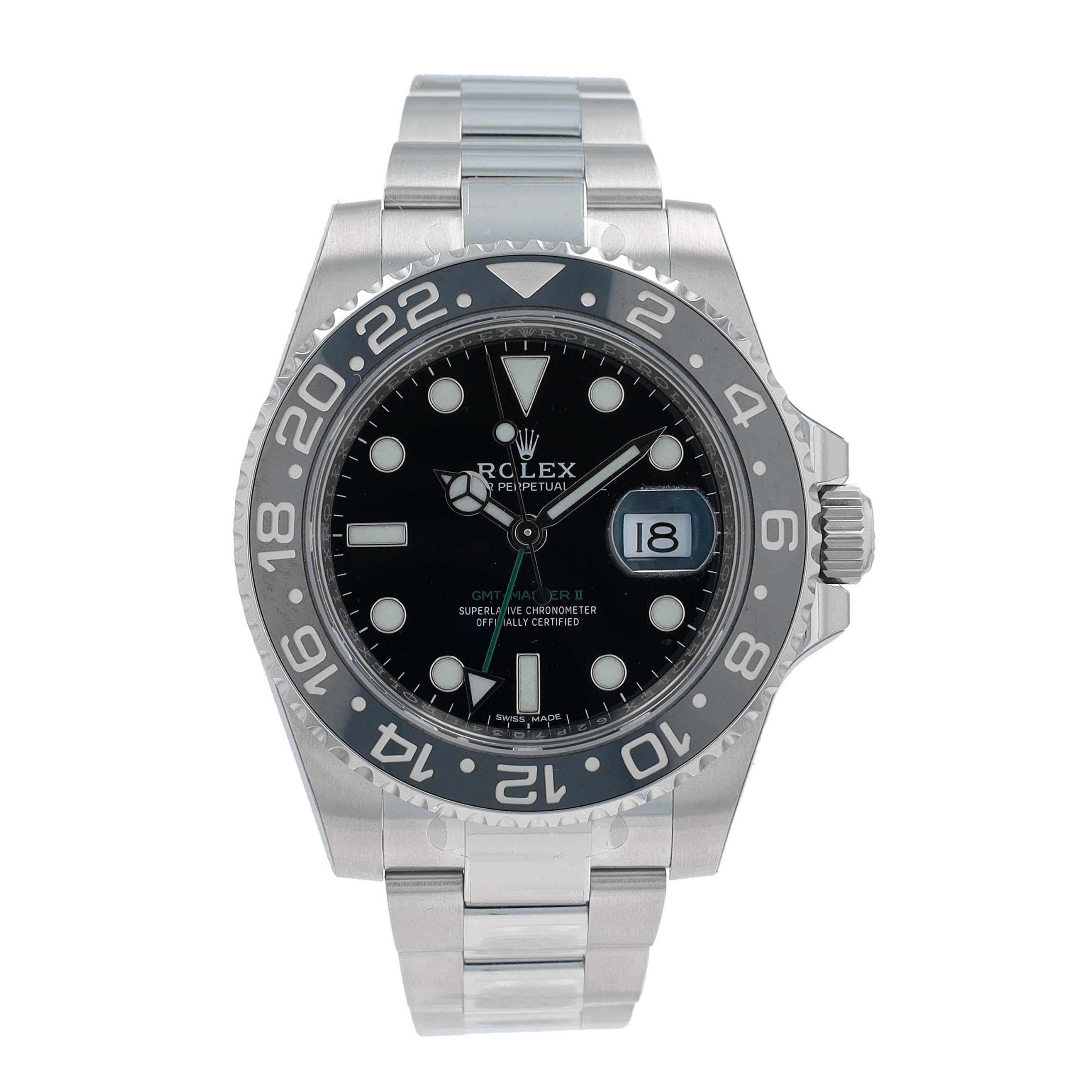 Unworn Rolex GMT-Master II 116710 w/ Box & Cert YR:Open Card