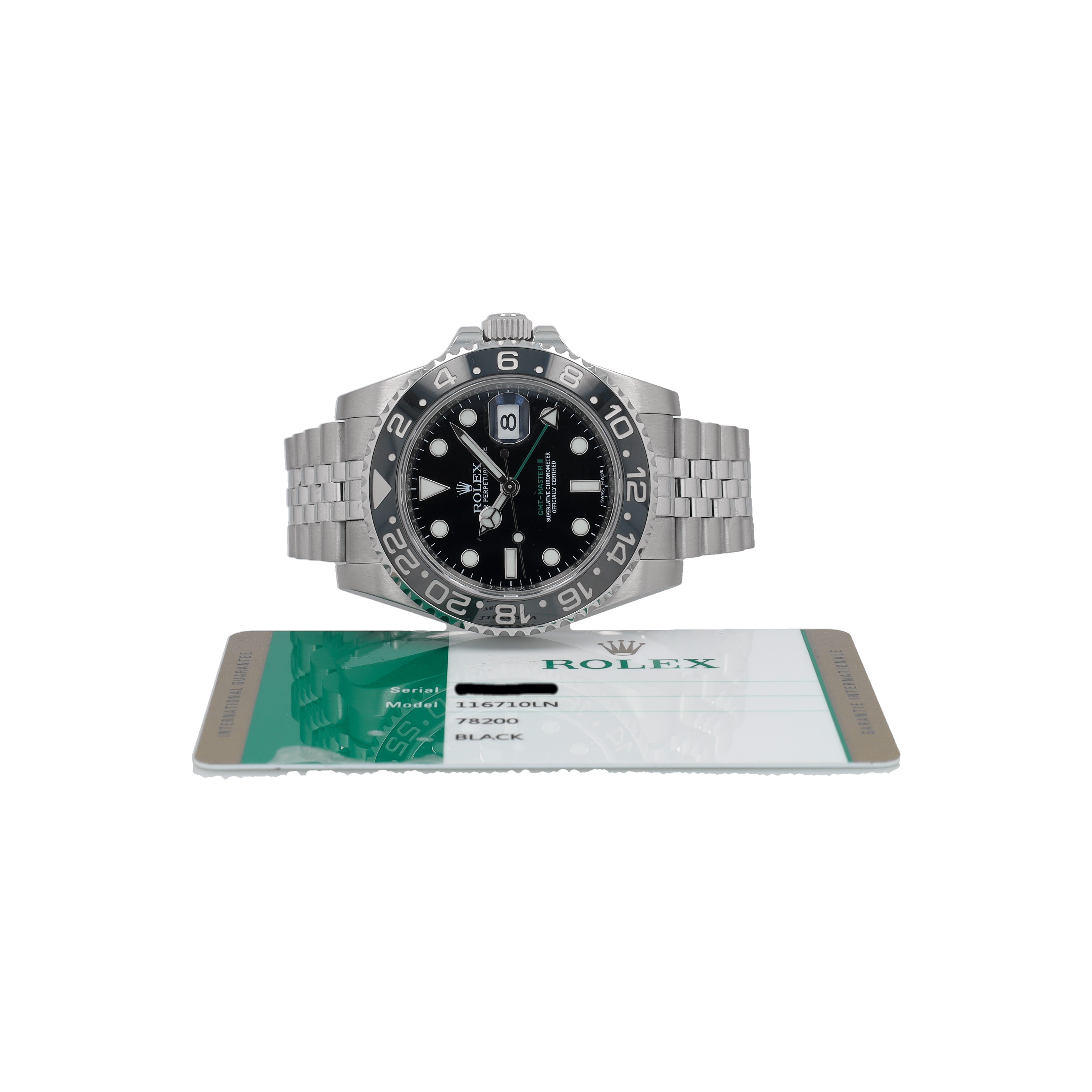 Rolex GMT-Master II 116710 w/ Box & Certificate 2015