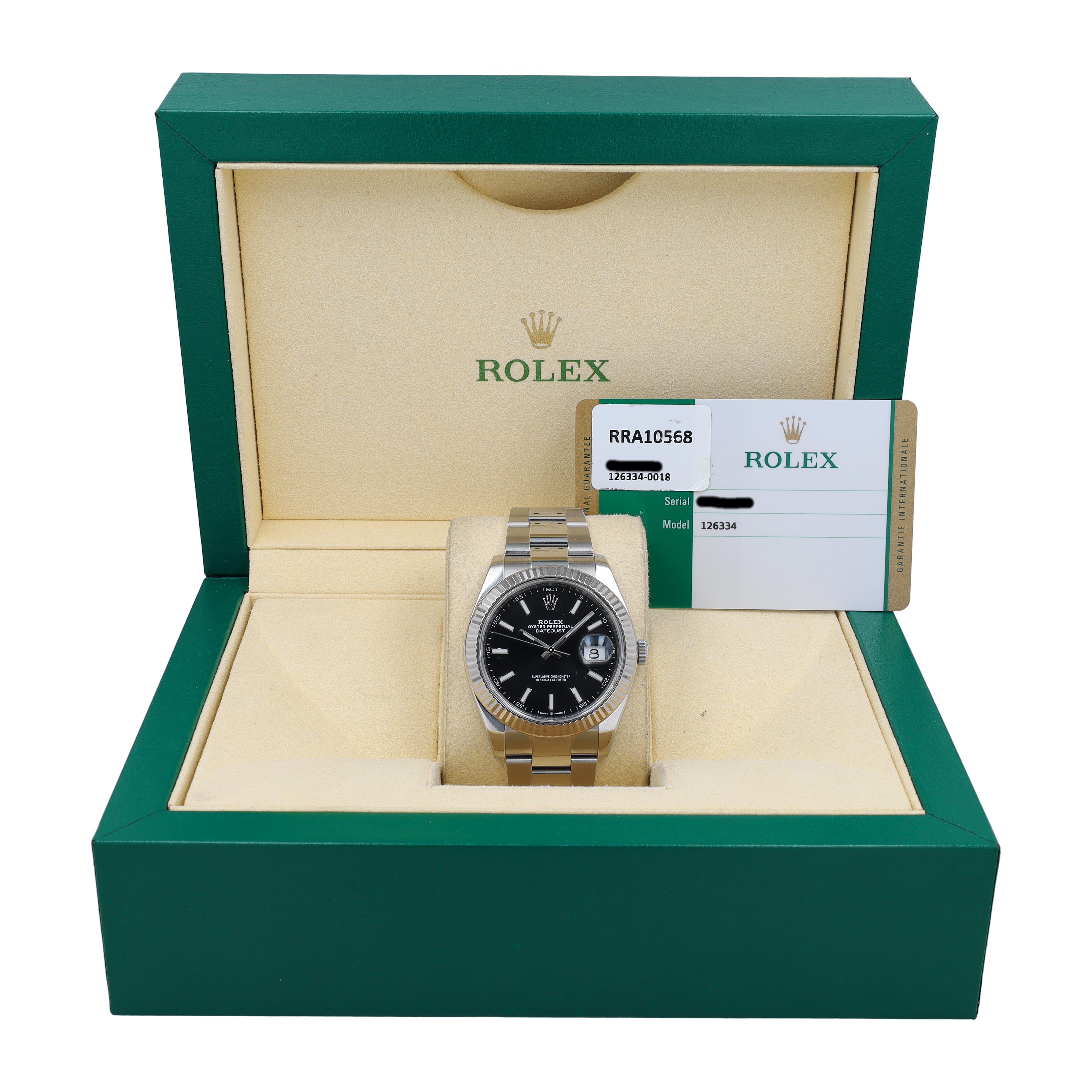 Rolex Datejust 40 126334 w/ Box & Cert YR:2010 & UP