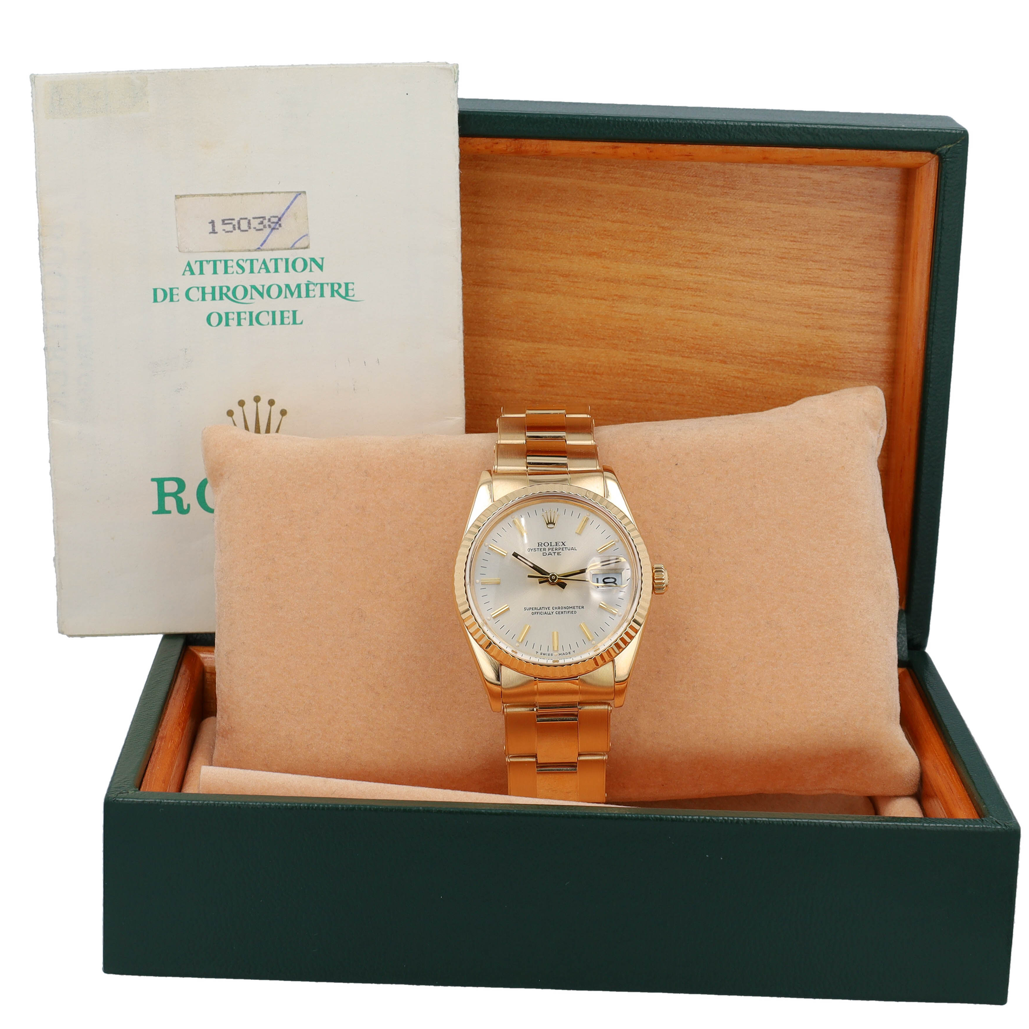 Rolex Date 34 15038 YR:1989