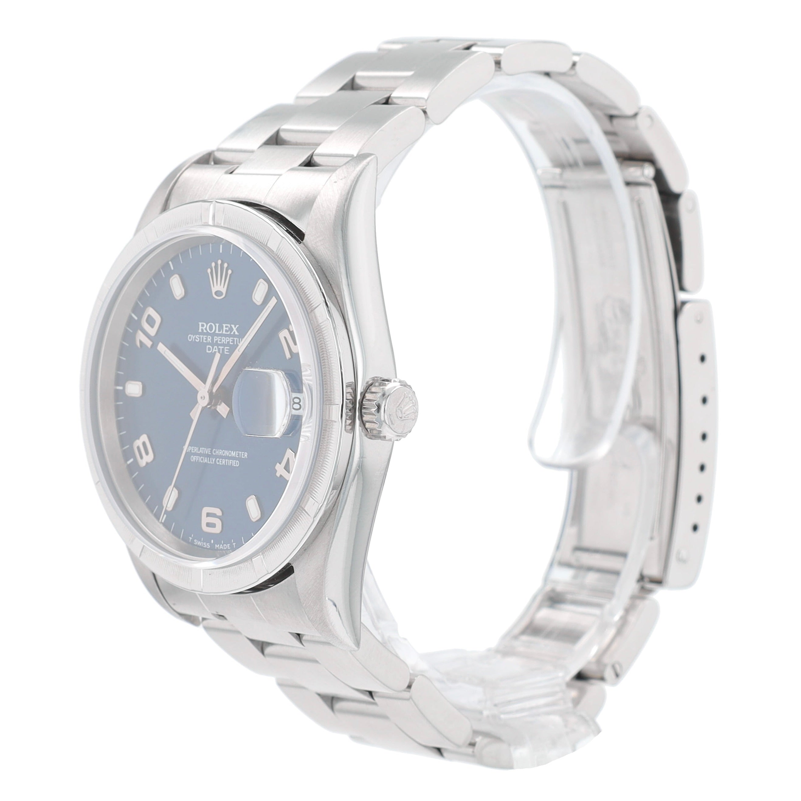Rolex Date 34 15210 w/ Box & Paper 1997