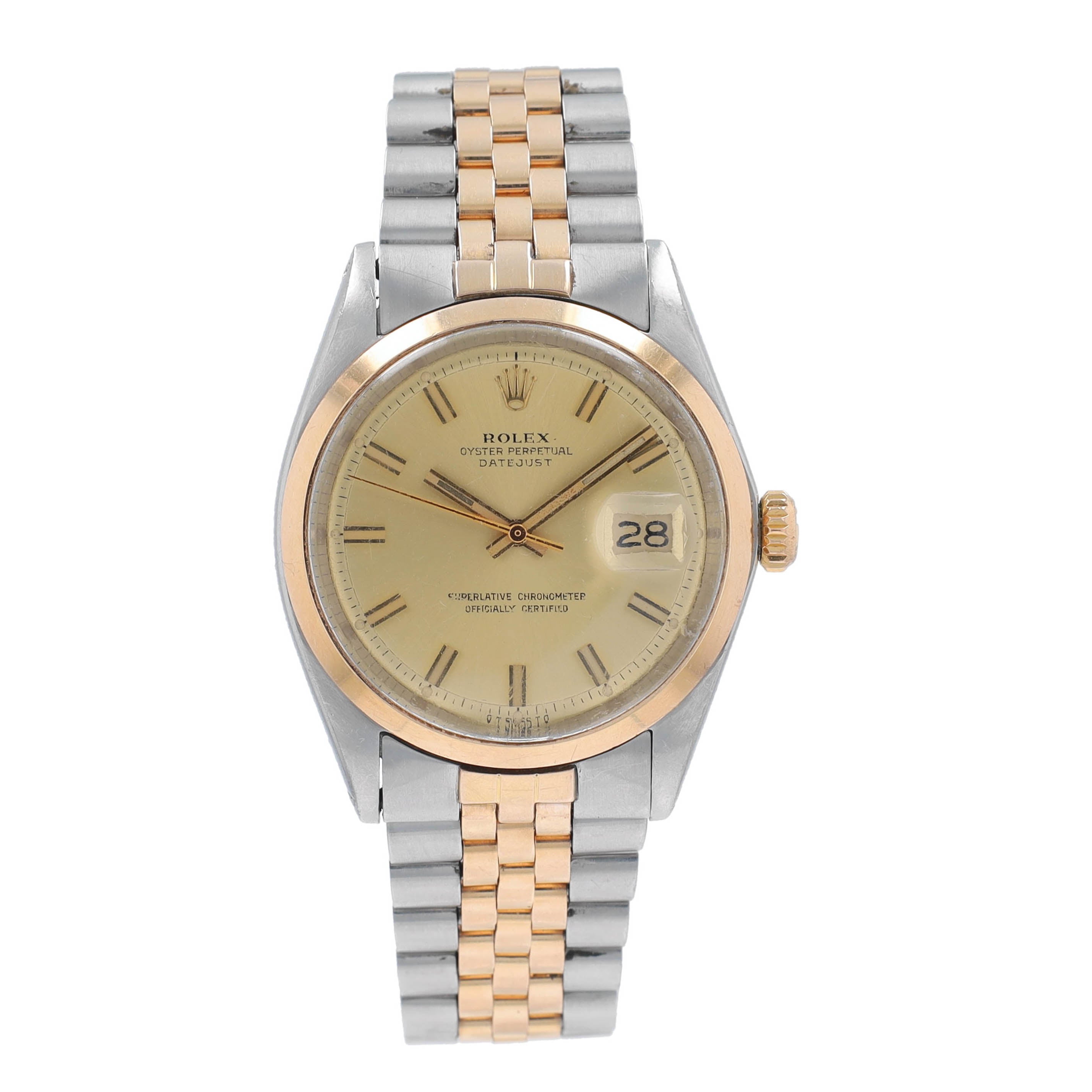Vintage Rolex Datejust 36 1600 YR:1973