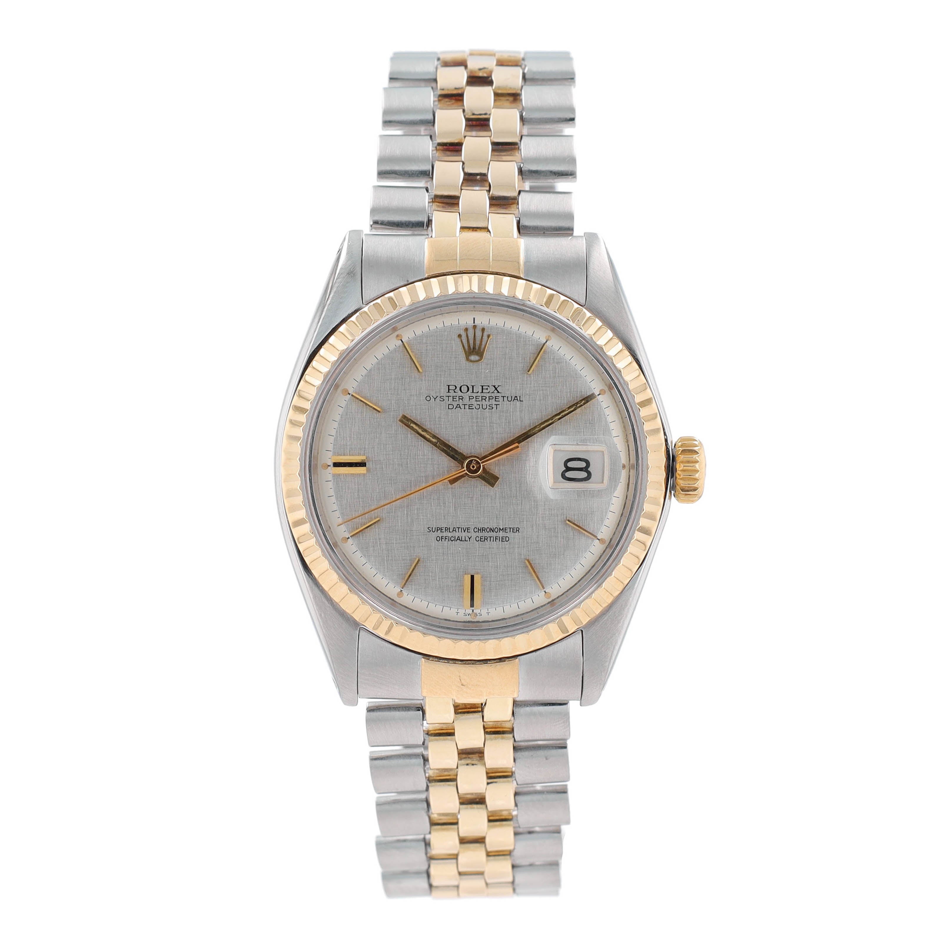 Vintage Rolex Datejust 36 1601 YR:1970