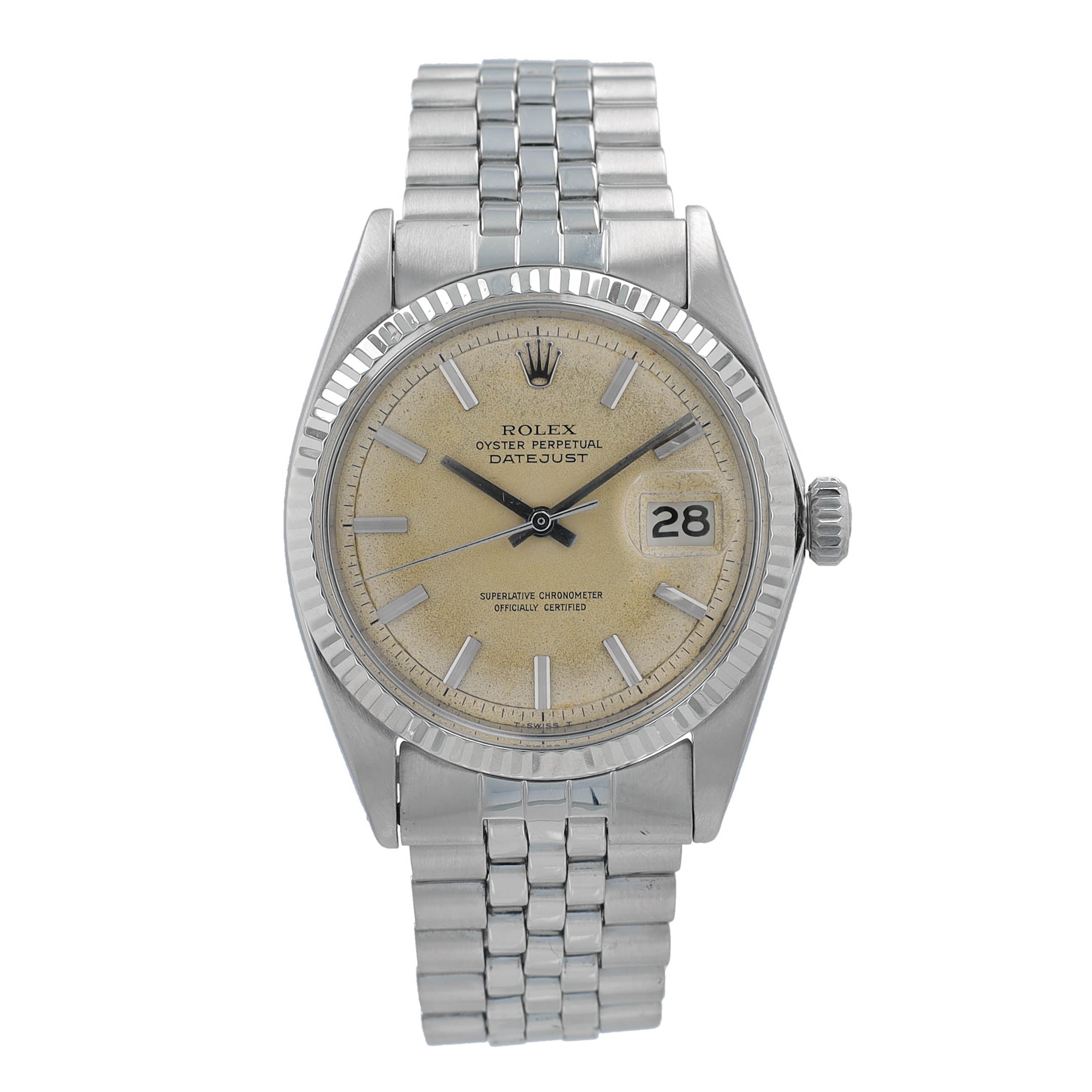 Vintage Rolex Datejust 36 1601 YR:1968