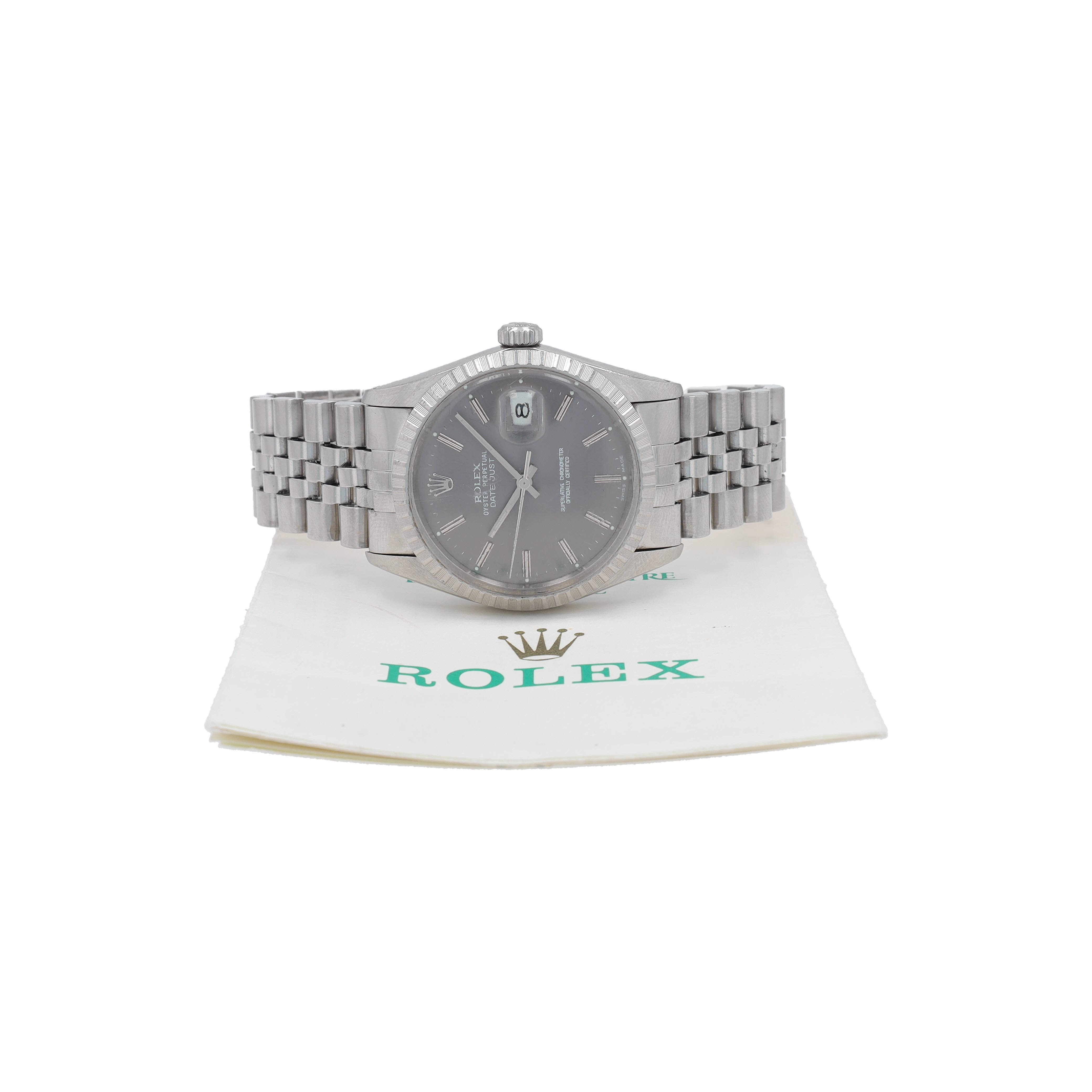 Rolex Datejust 36 16030 w/ Box & Paper 1987