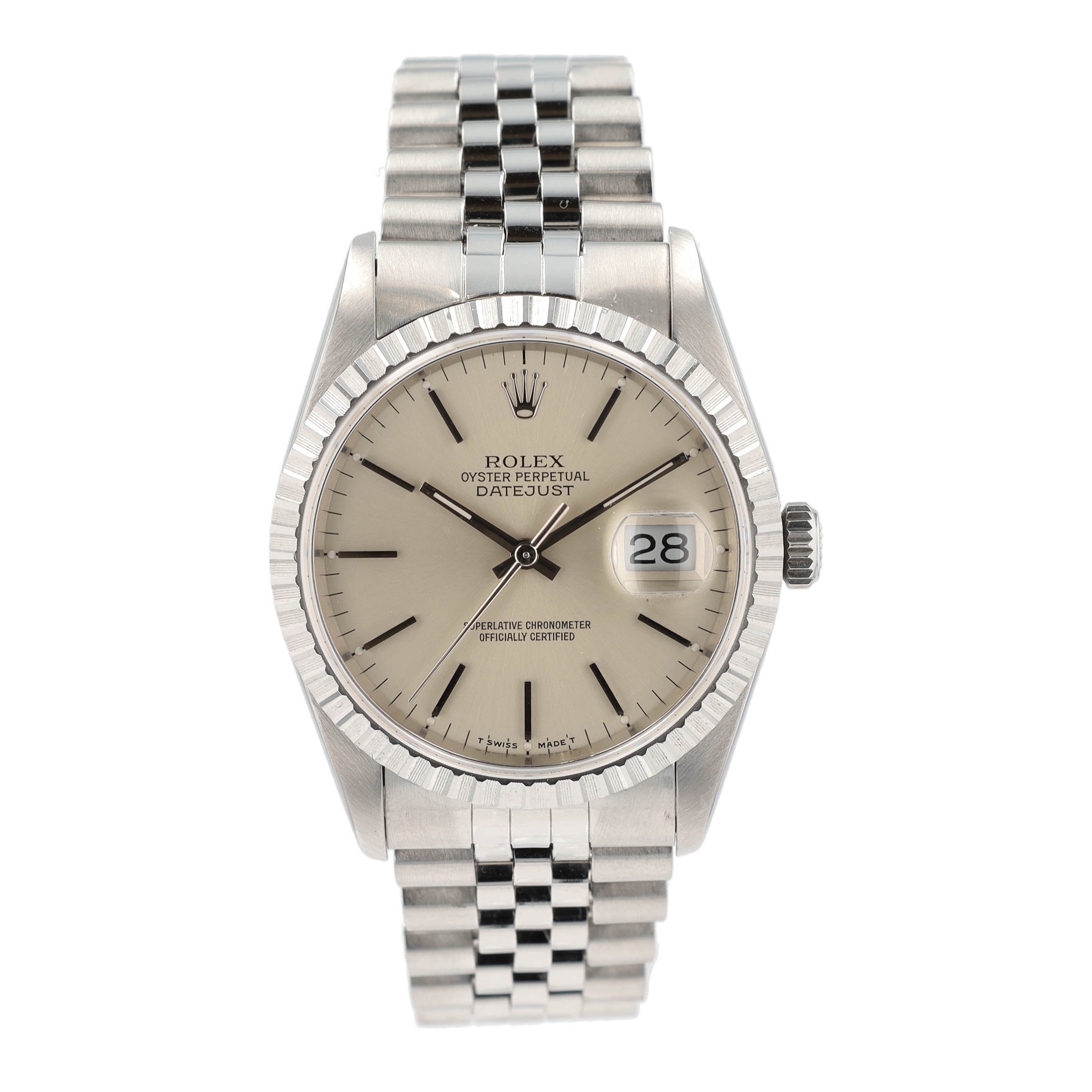 Rolex Datejust 36 16220 w/ Box &  Paper YR:1991