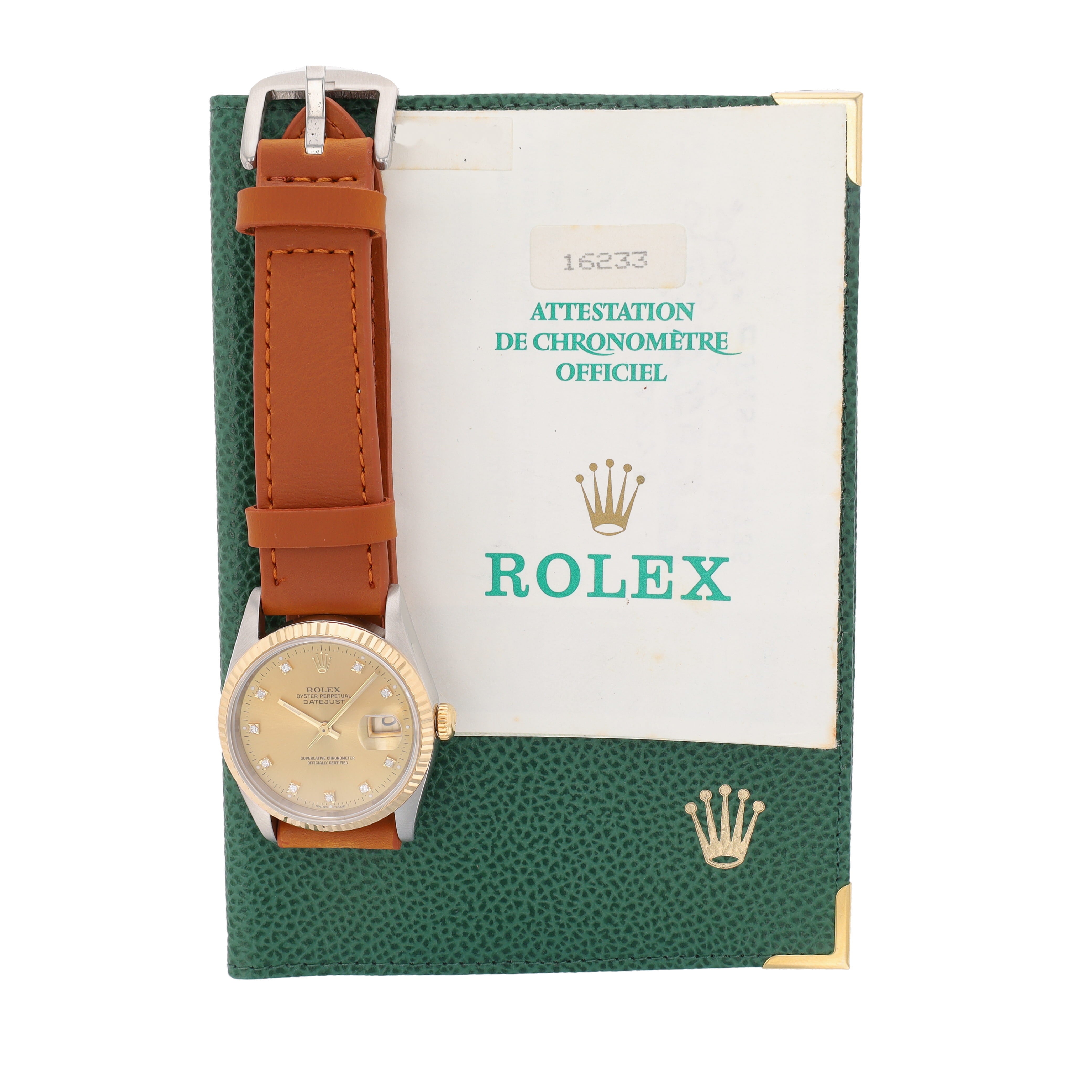Rolex Datejust 36 16233 w/ Paper 1995