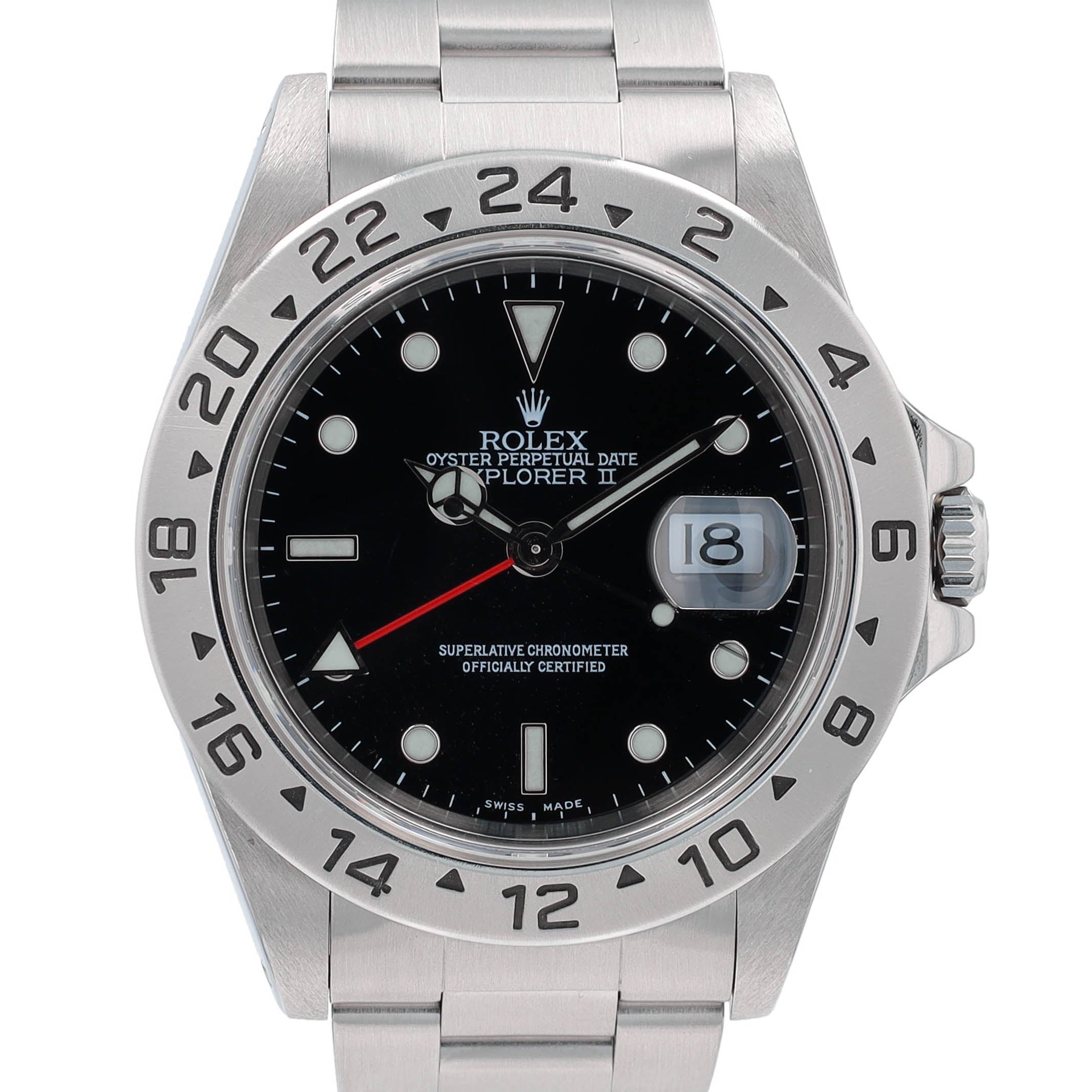 Rolex Explorer II 16570 w/ Box & Paper YR:1999