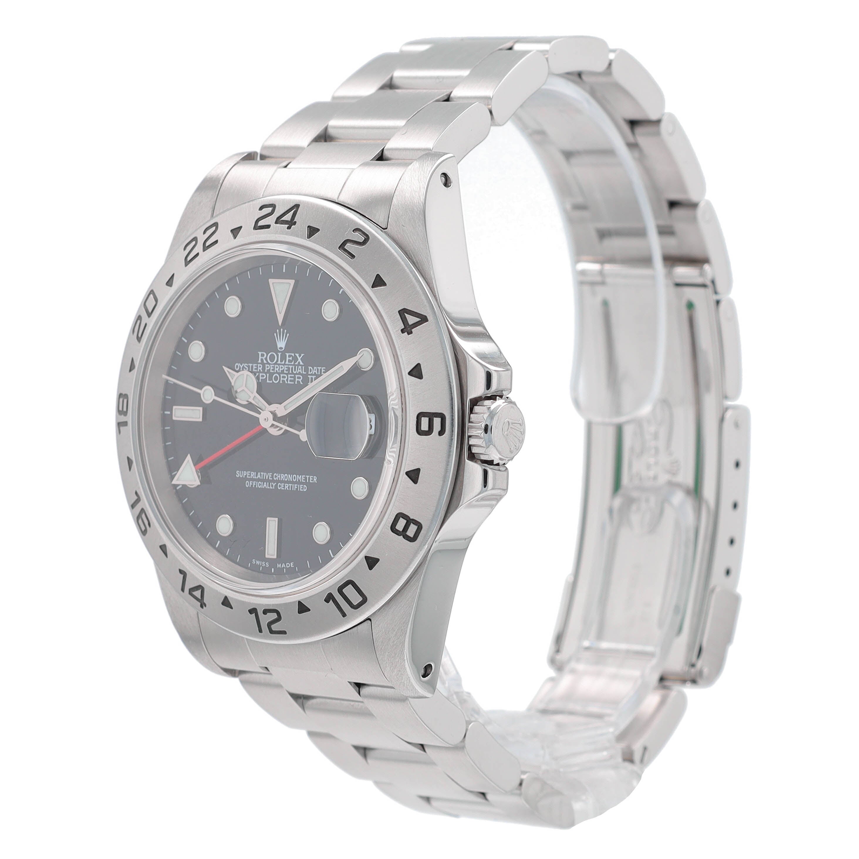Rolex Explorer II 16570 w/ Box & Paper YR:1999