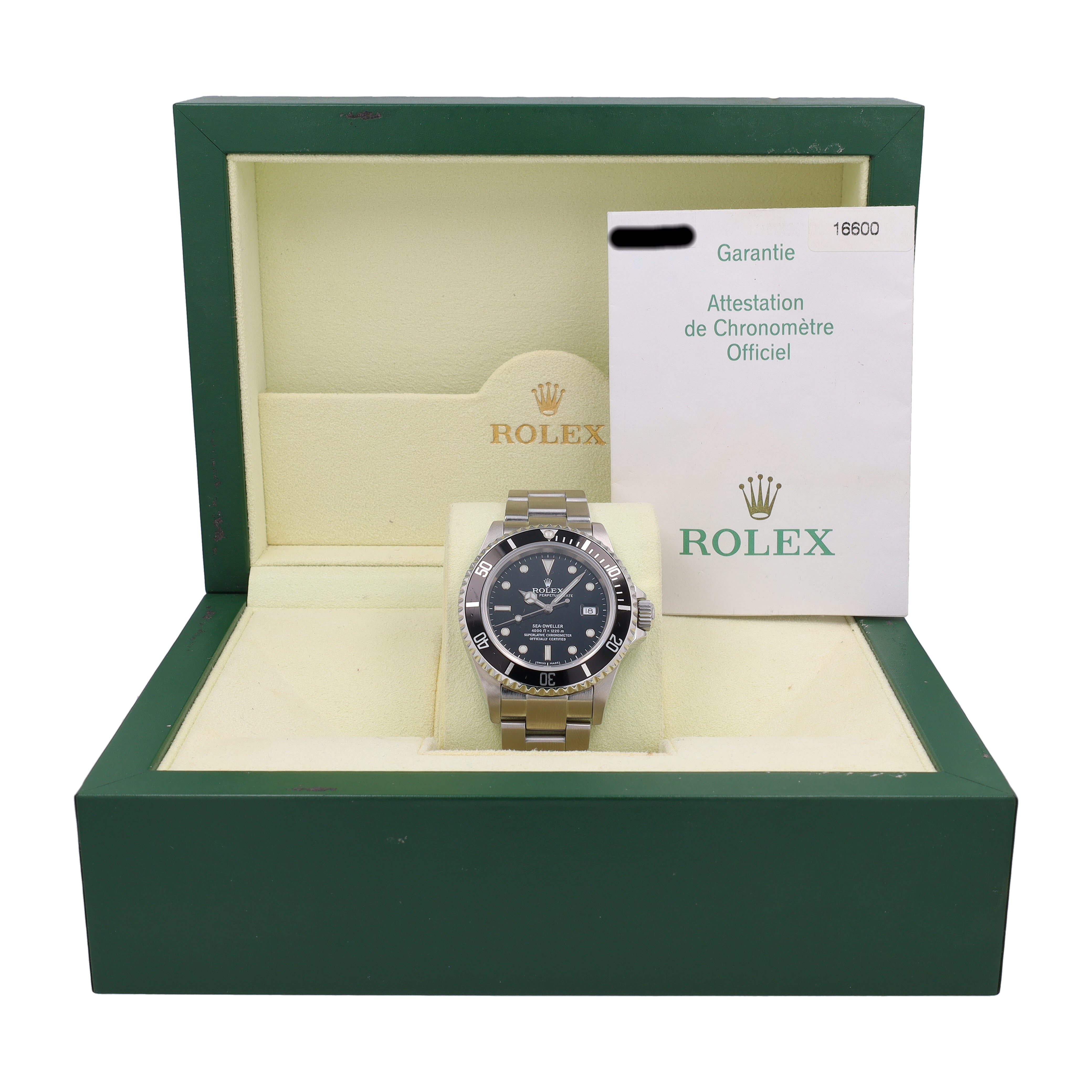 Rolex Sea-Dweller 16600 w/ Paper YR:2007