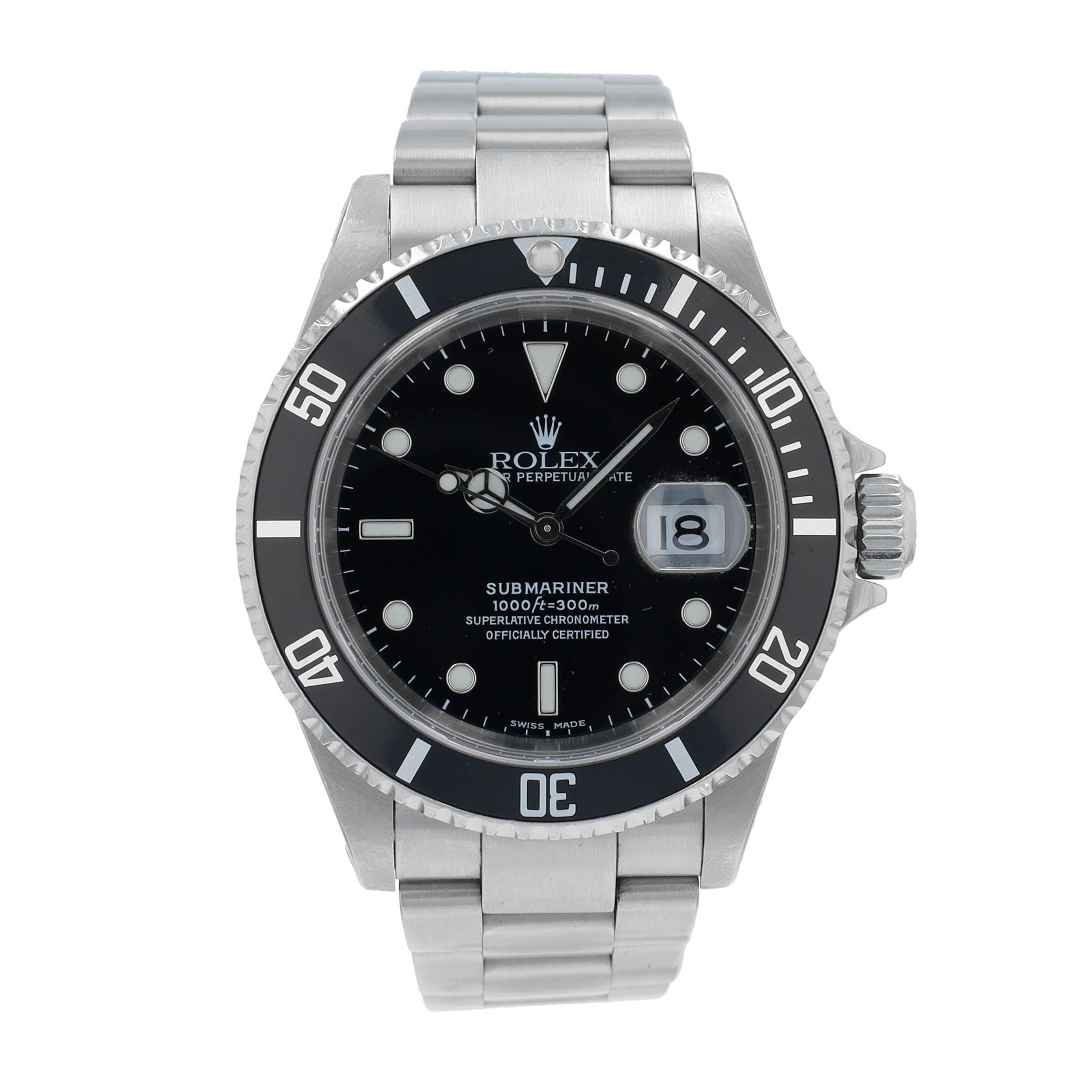 Rolex Submariner 16610 w/ Box & Paper YR:2002