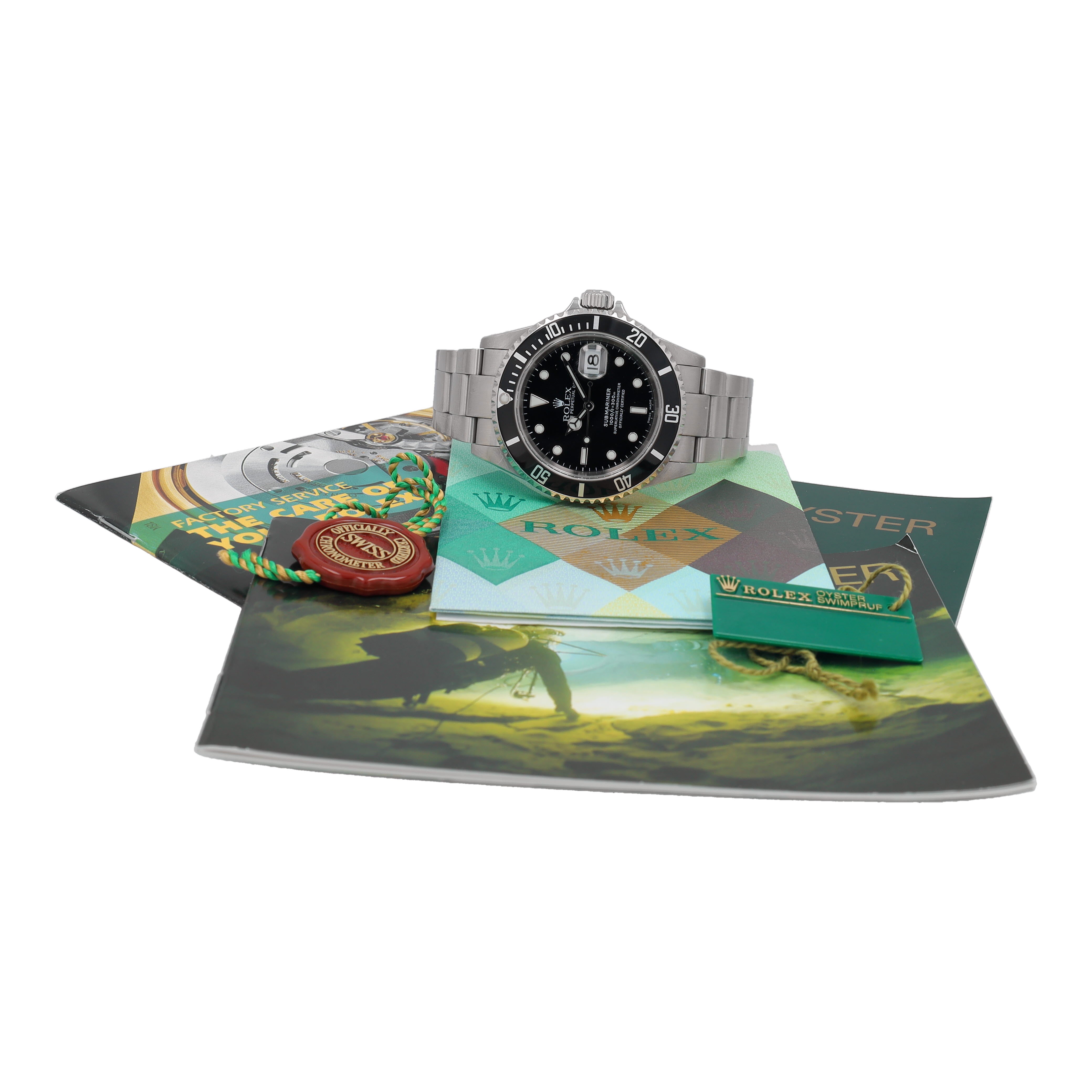 Rolex Submariner 16610 w/ Box & Paper YR:2002