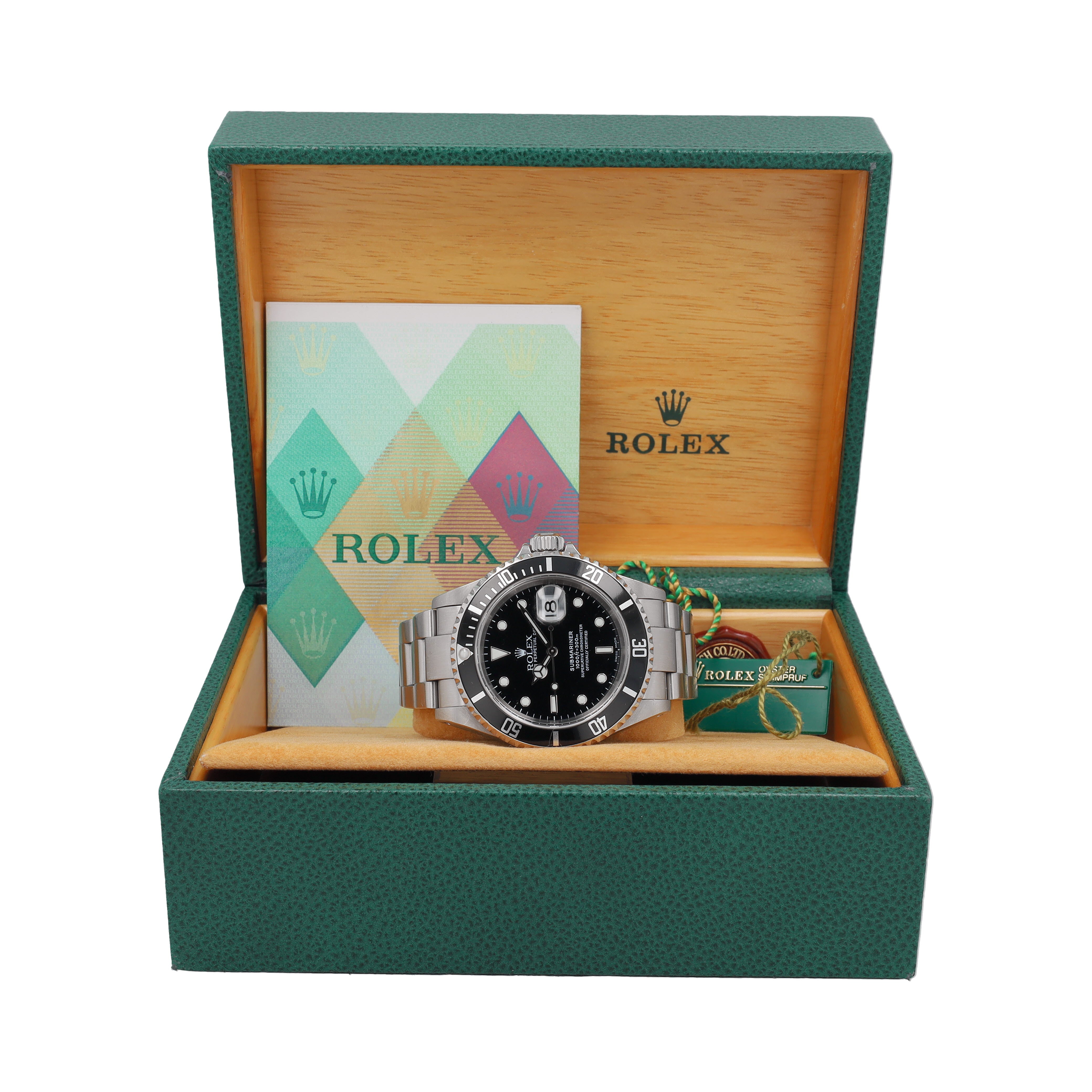 Rolex Submariner 16610 w/ Box & Paper YR:2002