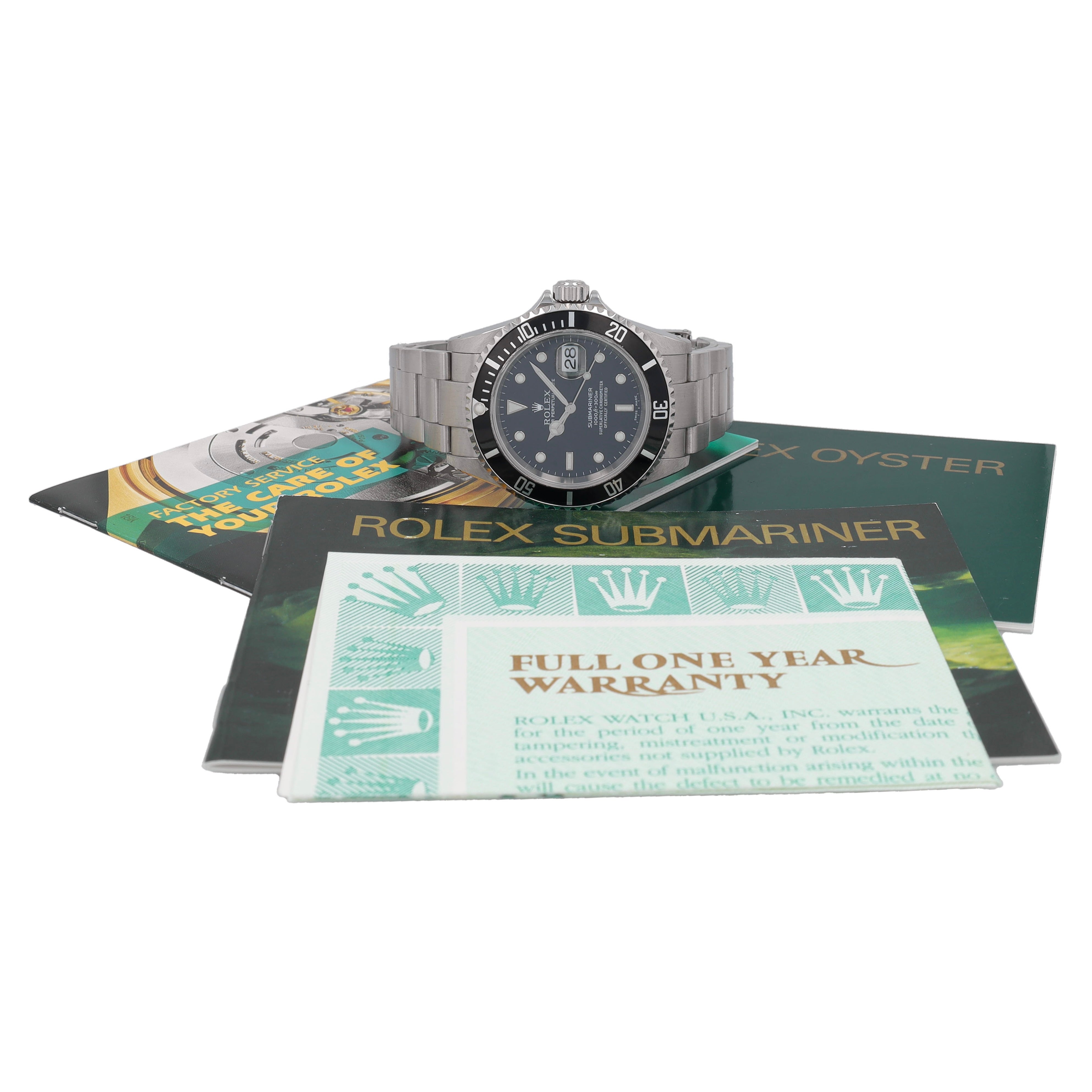 Rolex Submariner 16610 w/ Box & Paper YR:2001