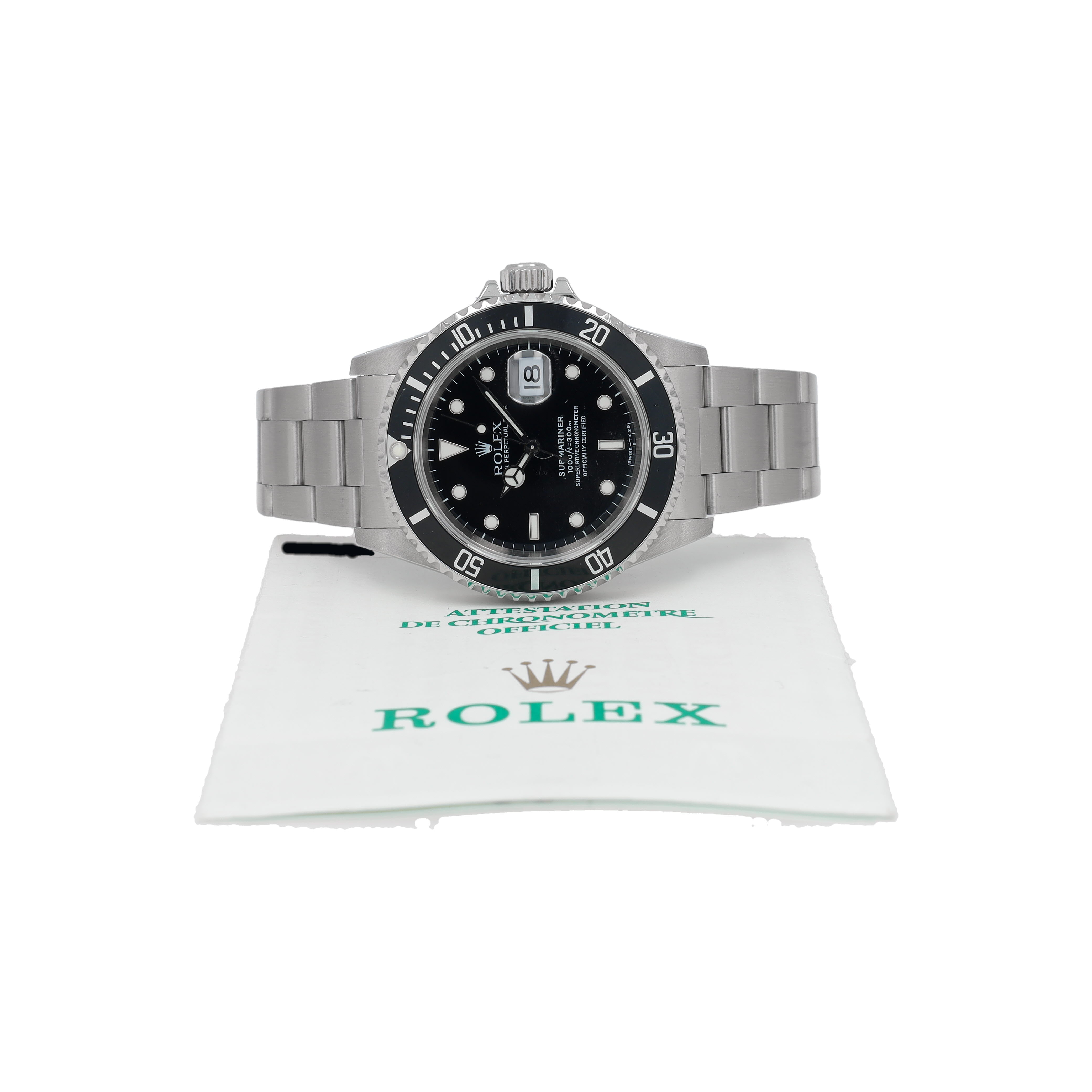 Rolex Submariner 16610 w/ Box & Paper 1997