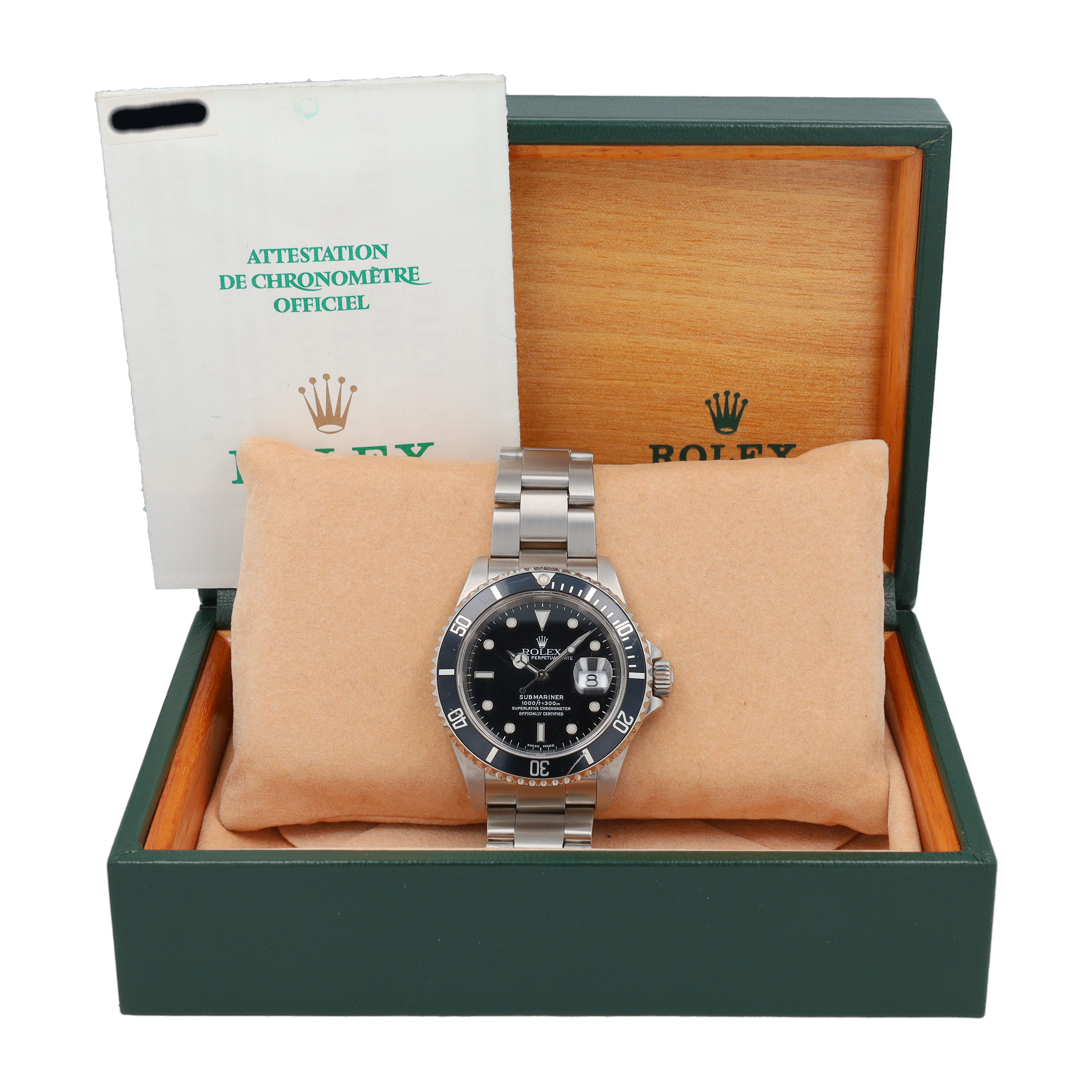 Rolex Submariner 16610 w/ Box & Paper 2000