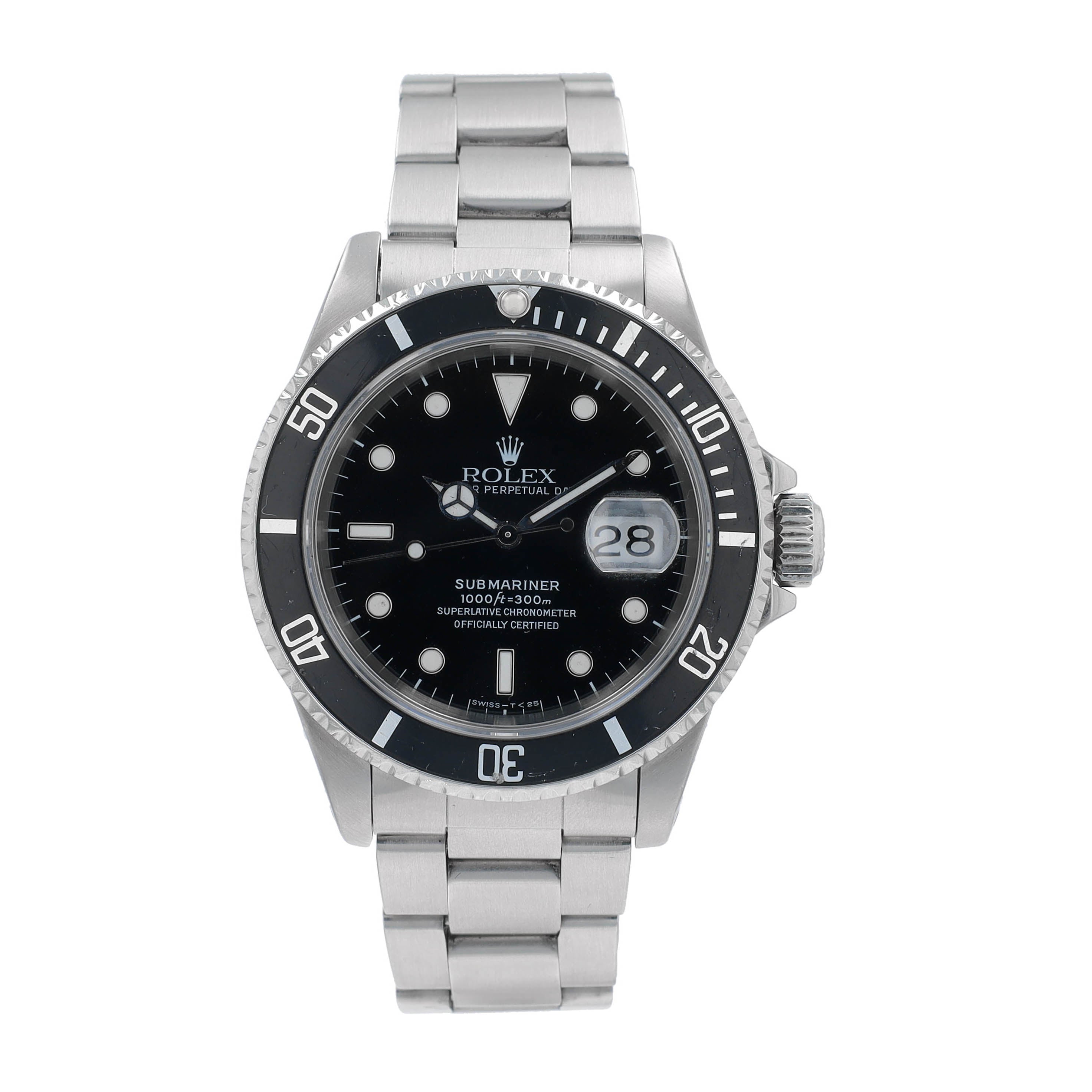 Rolex Submariner 16610 w/ Box & Paper YR:1991
