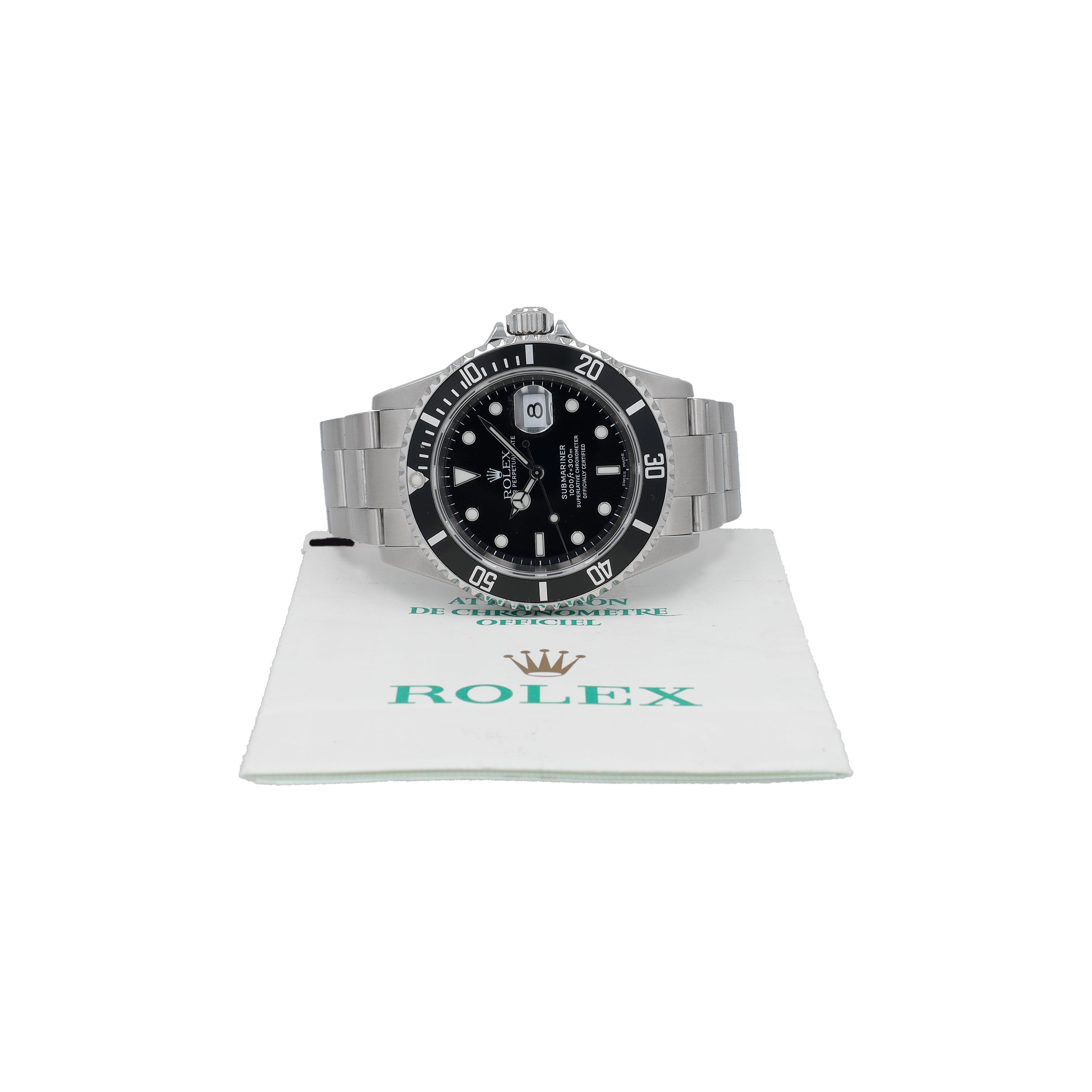 Rolex Submariner 16610 w/ Box & Paper YR:2001