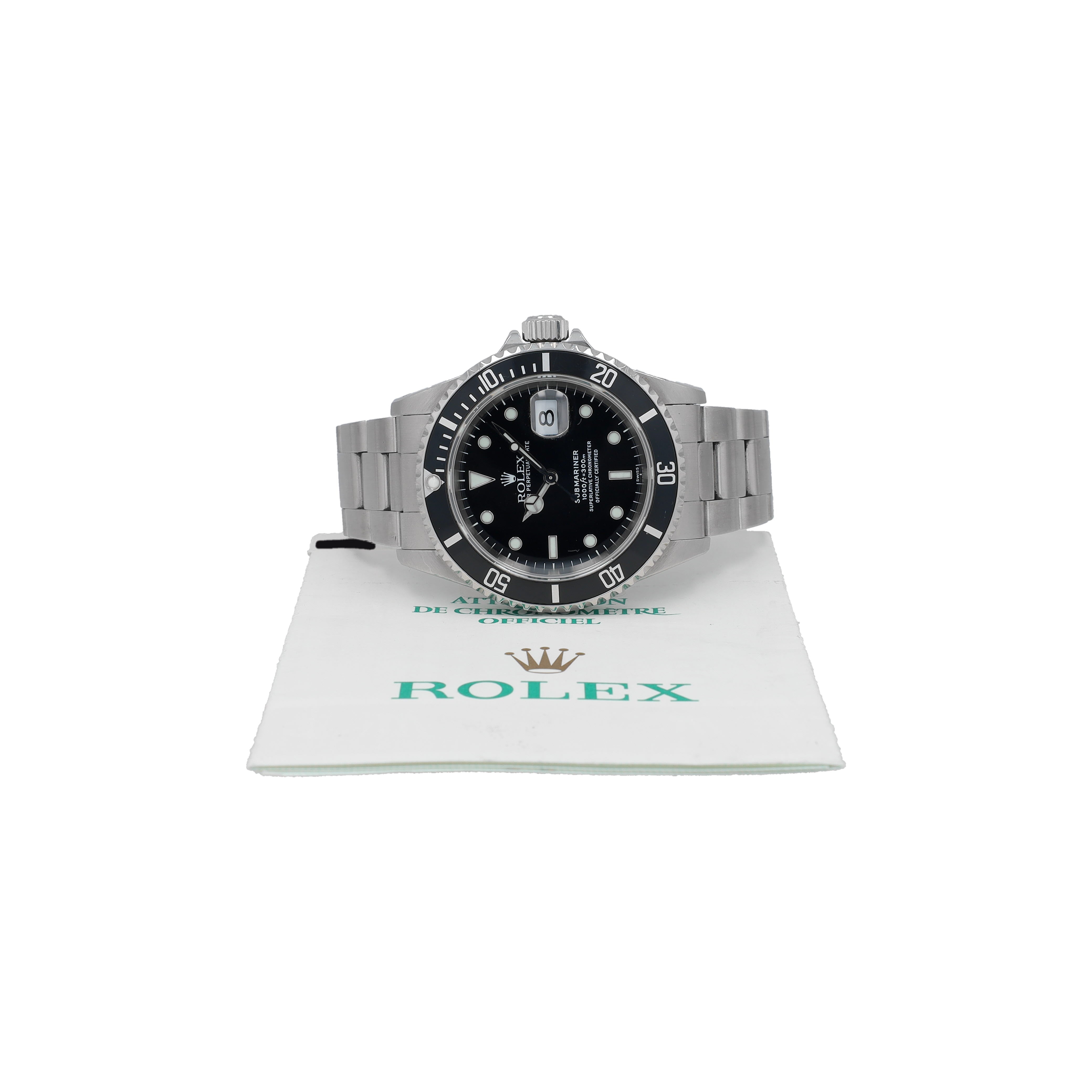 Rolex Submariner 16610 w/ Box & Paper YR:1999