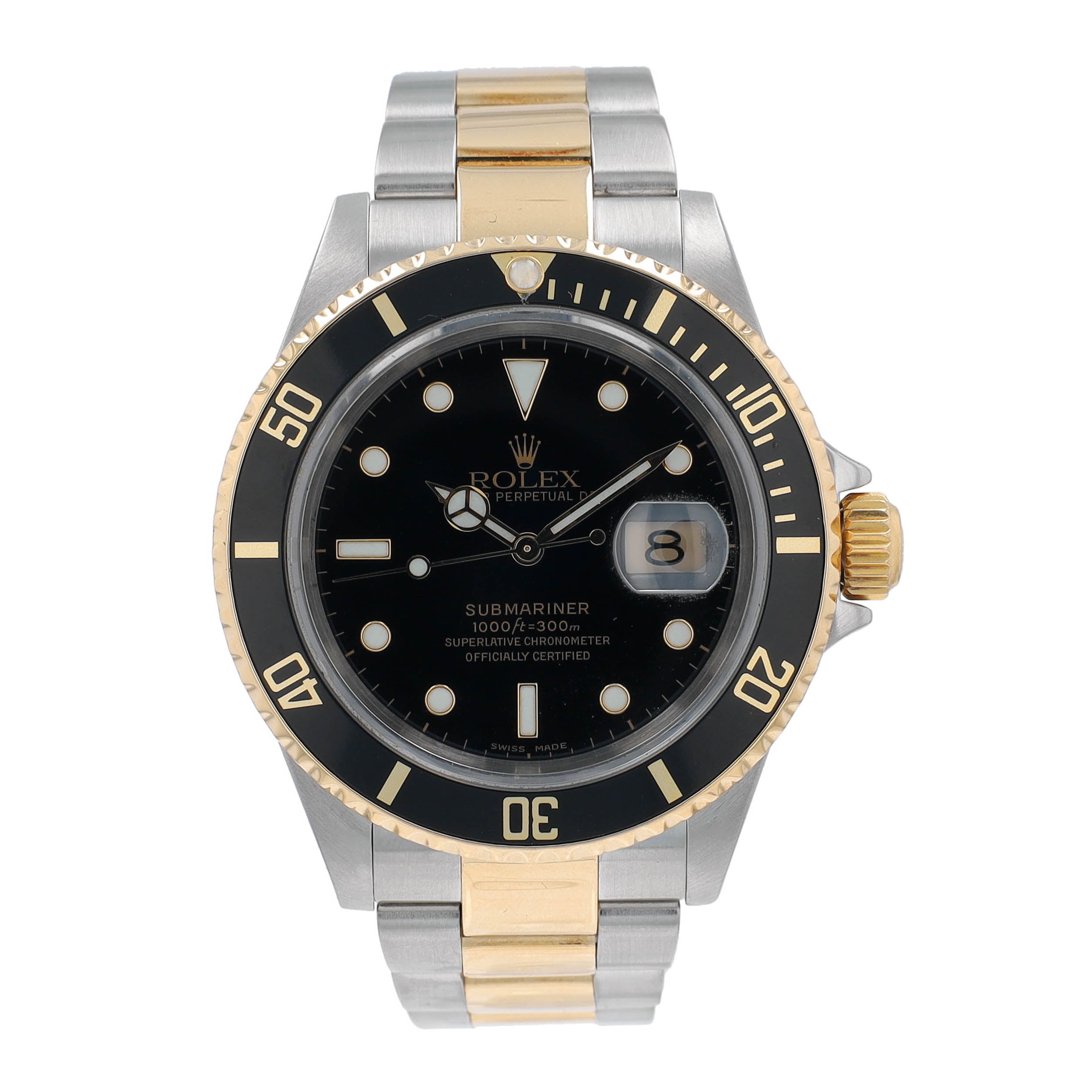 Rolex Submariner 16613 Black YR:2005