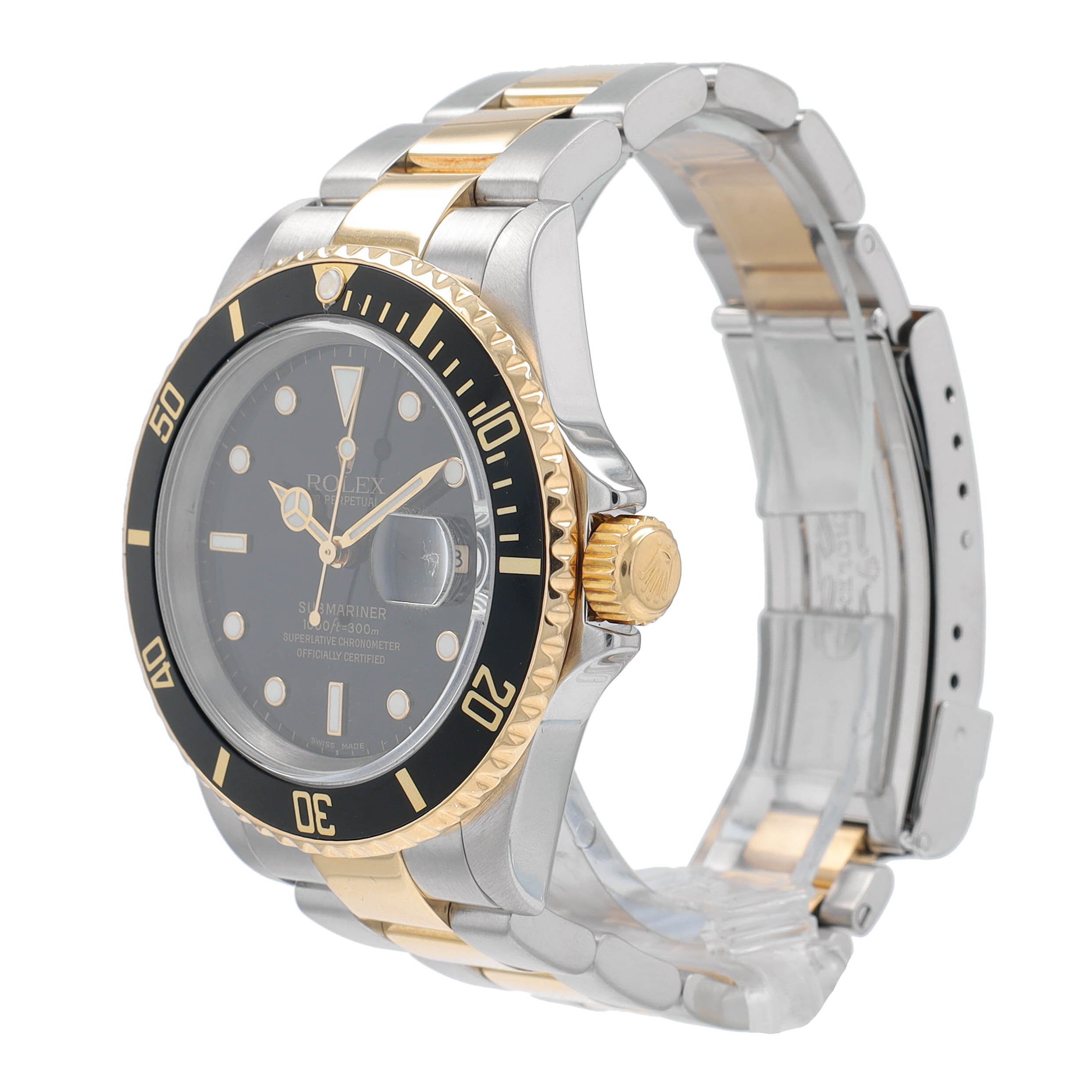 Rolex Submariner 16613 Black YR:2005