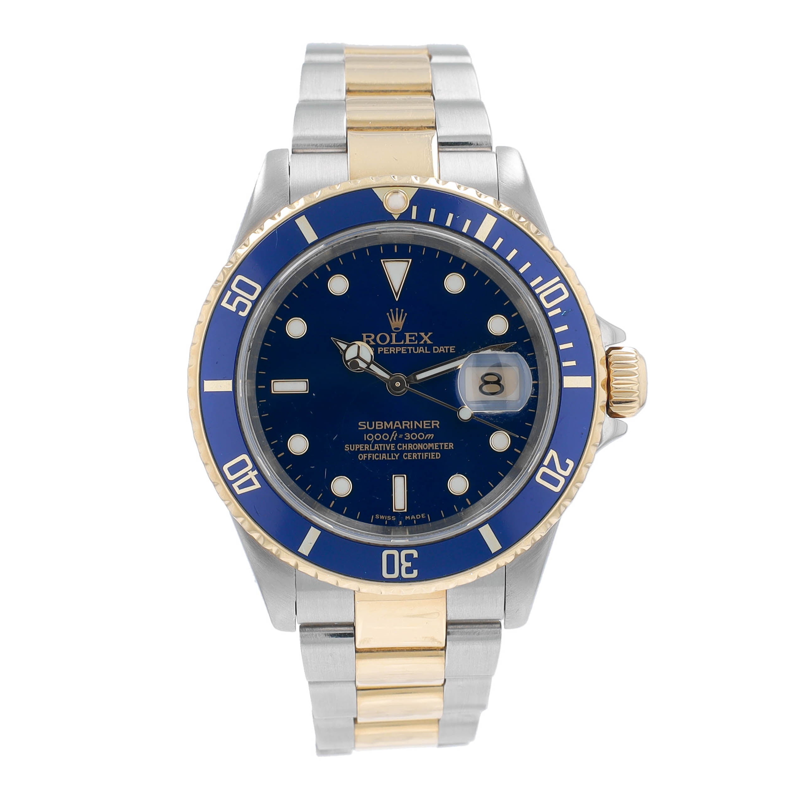 Rolex Submariner 16613 Blue YR:2001