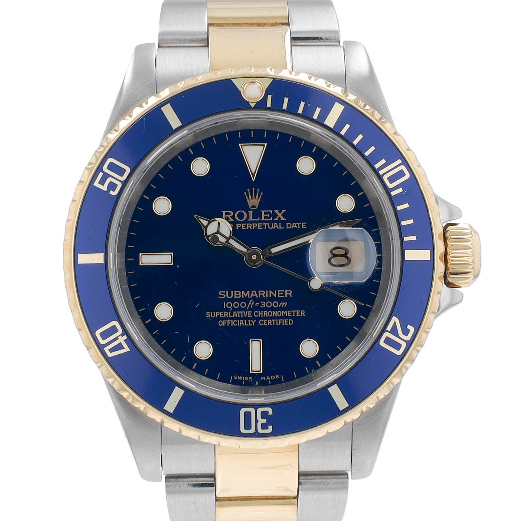 Rolex Submariner 16613 Blue YR:2001