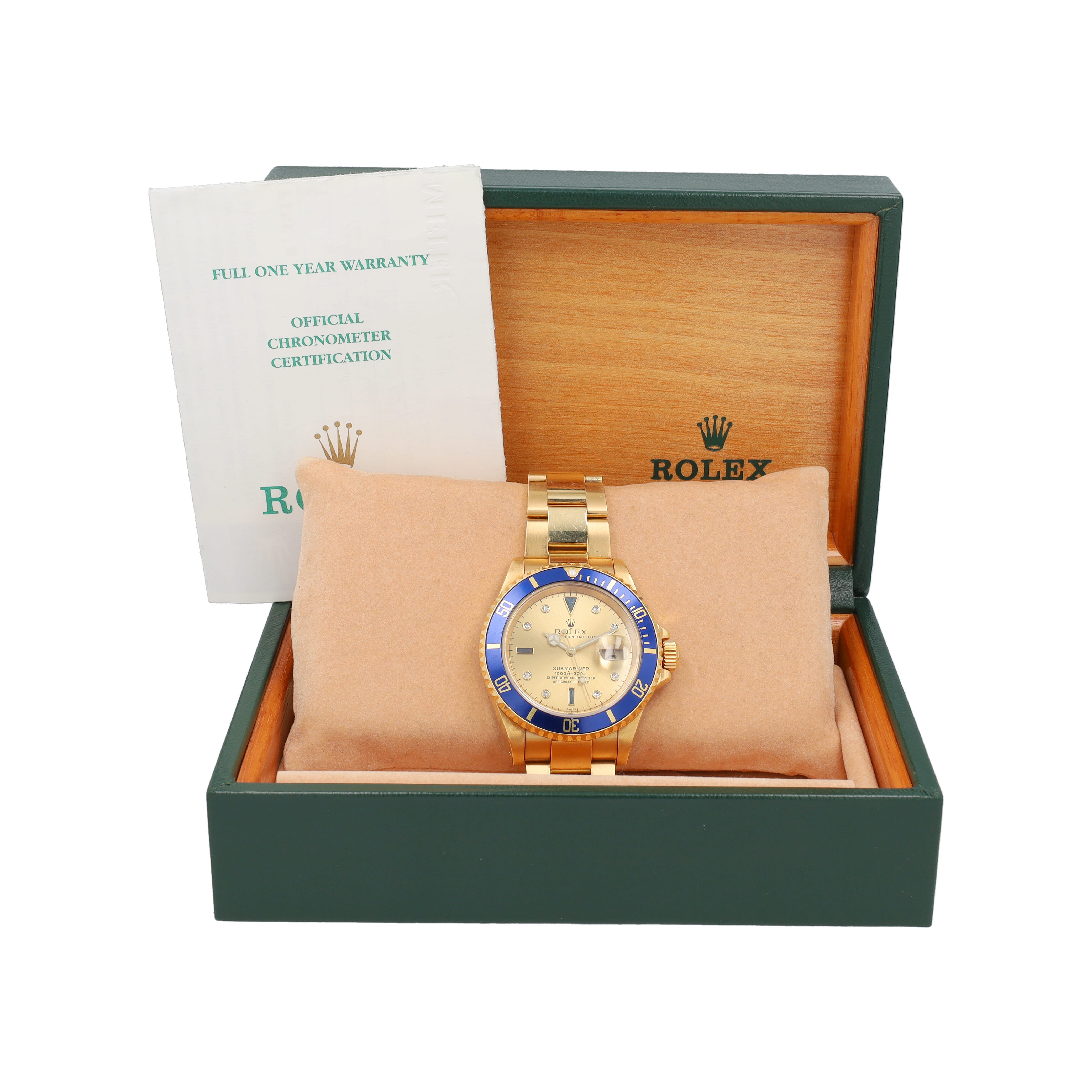 Rolex Submariner 16618 w/ Box & Paper YR:2003