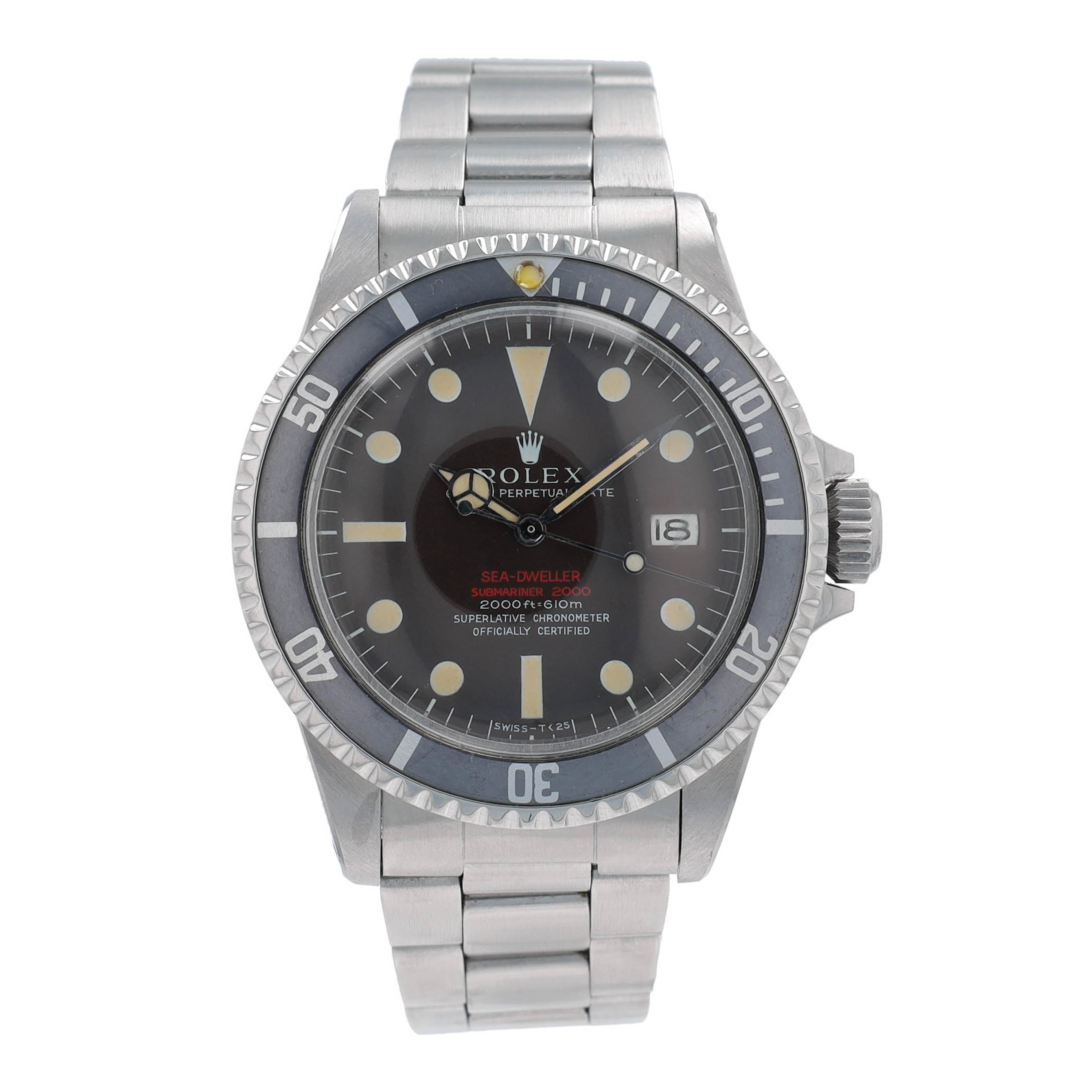 Rolex Sea-Dweller 1665 'Double Red' w/ Box & Cert YR:1967