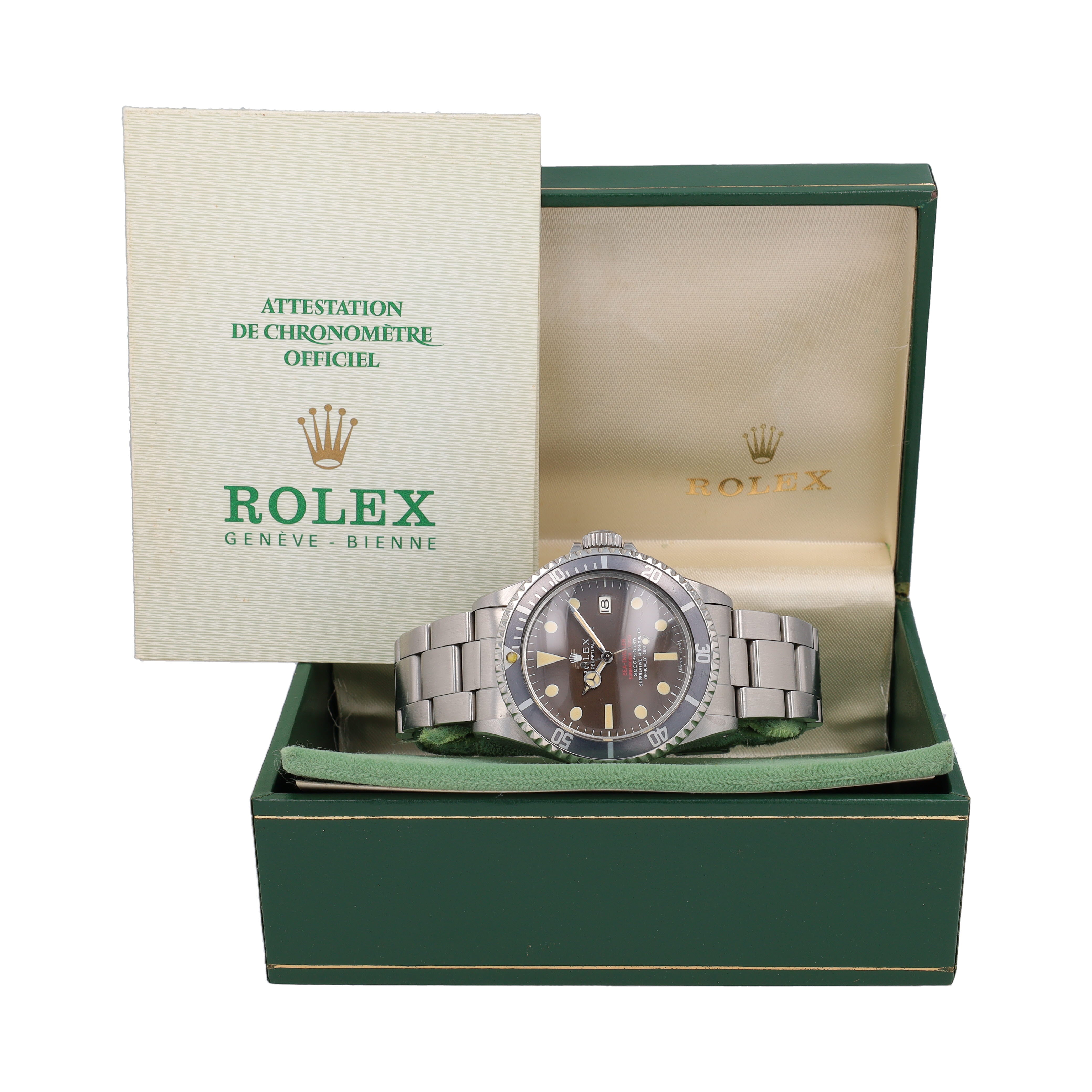 Rolex Sea-Dweller 1665 'Double Red' w/ Box & Cert YR:1967