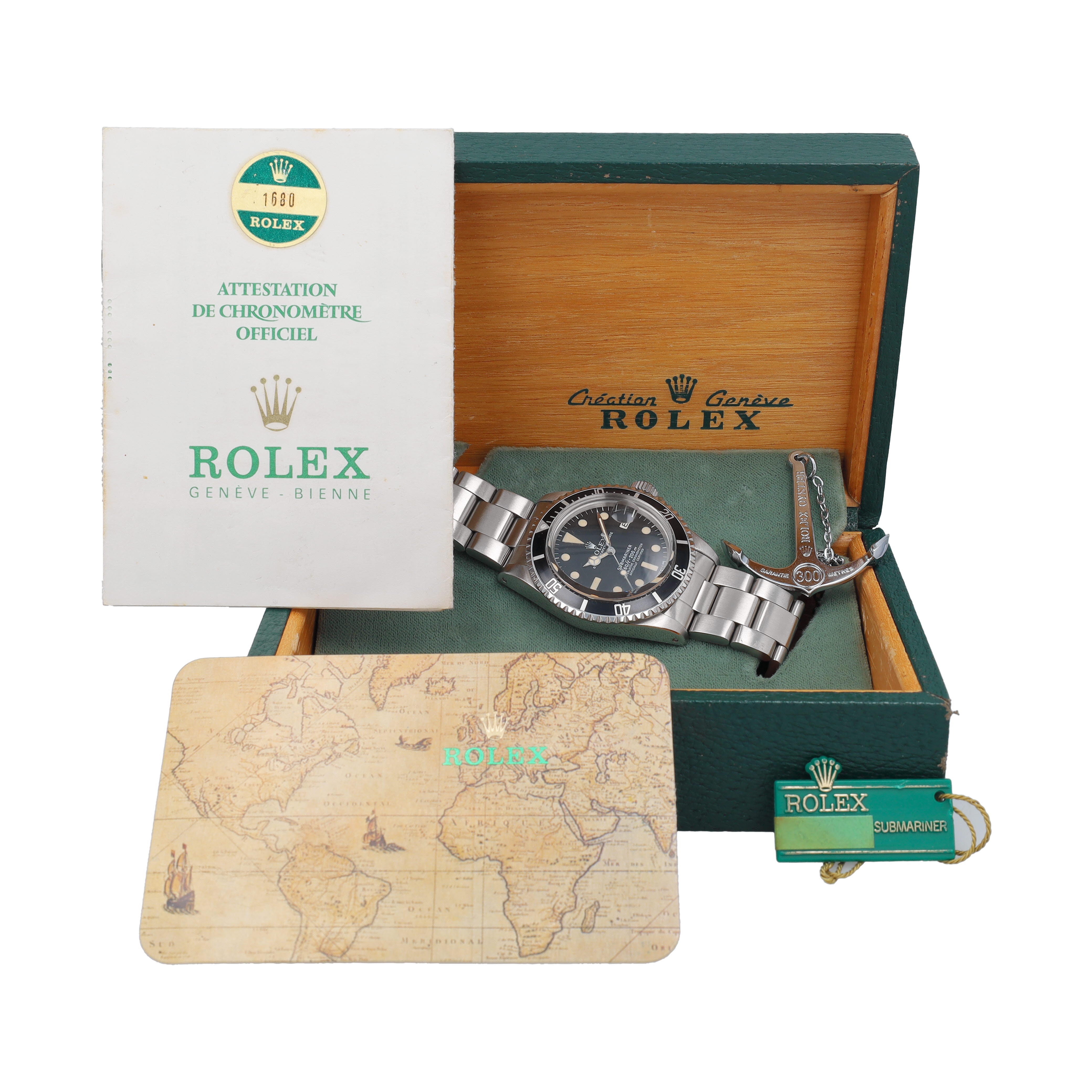 Rolex Submariner 1680 w/ Box & Paper YR:1978