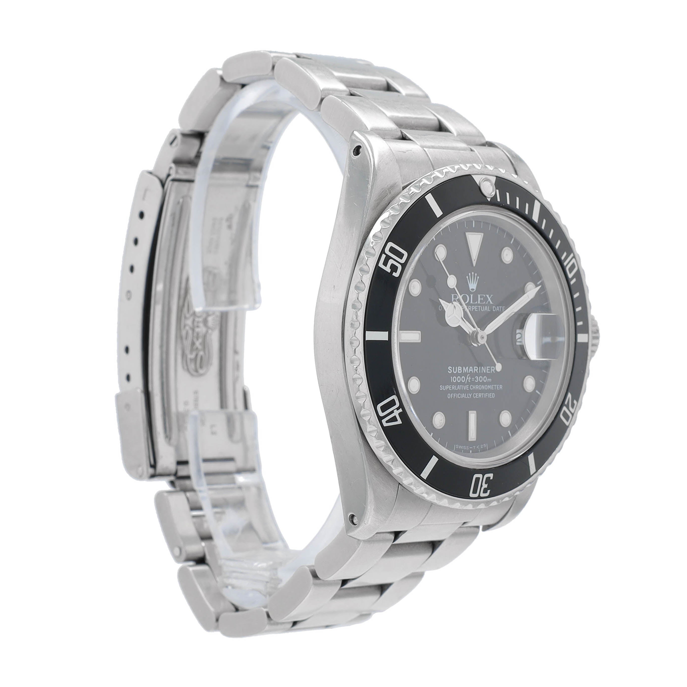 Rolex Submariner 168000 w/ Box & Paper YR:1986