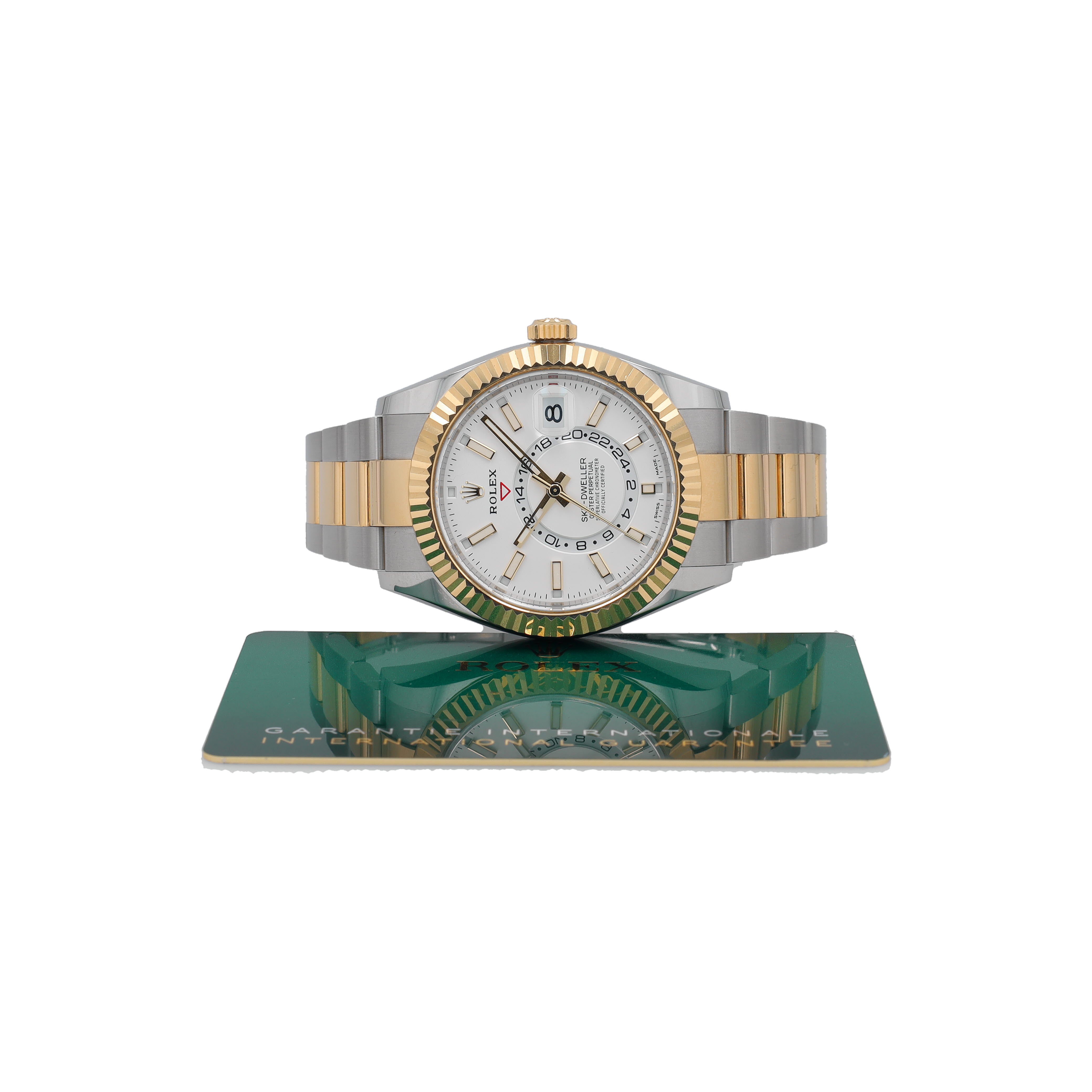 Rolex Sky-Dweller 326933 w/ Box & Certificate YR:2010 & UP