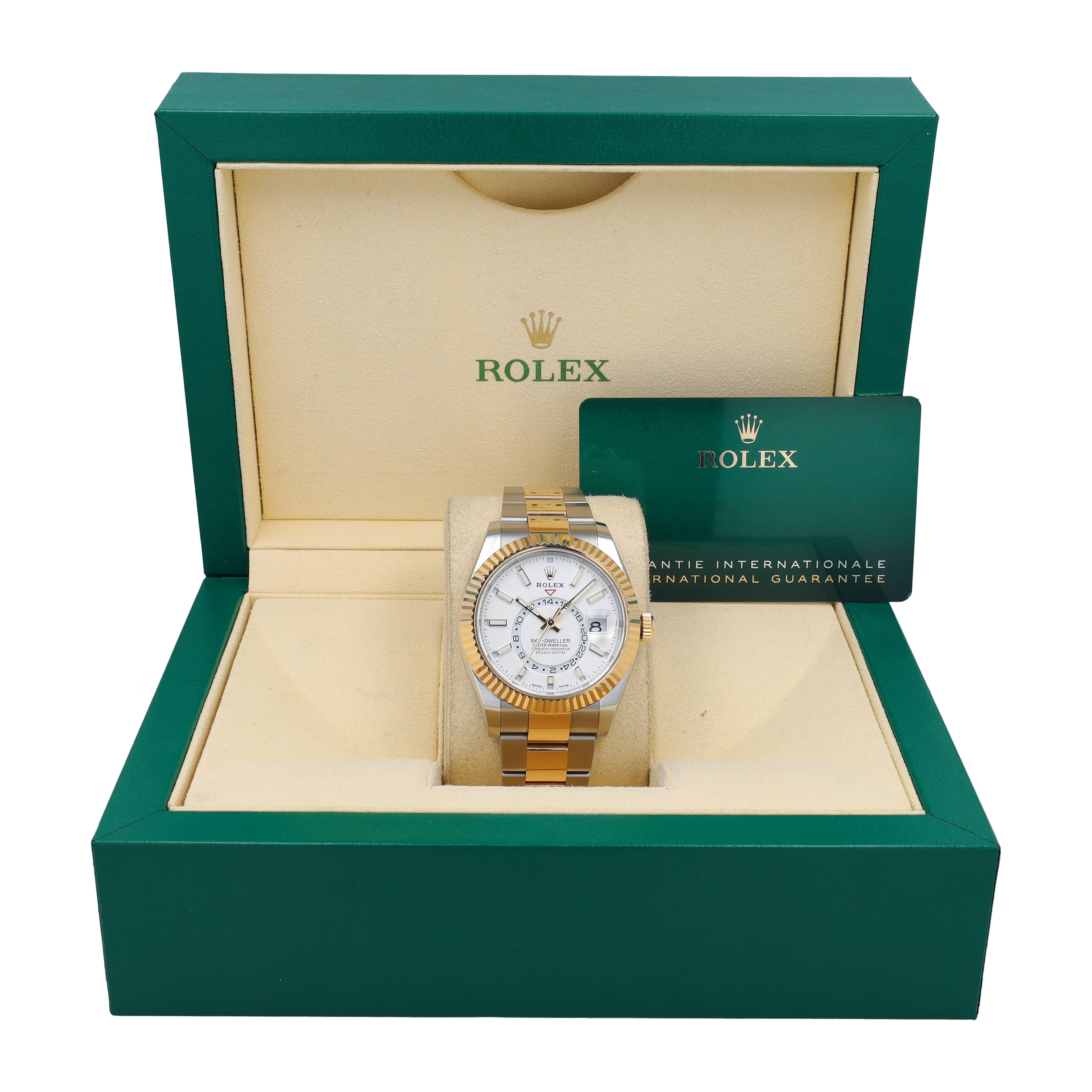 Rolex Sky-Dweller 326933 w/ Box & Certificate YR:2010 & UP
