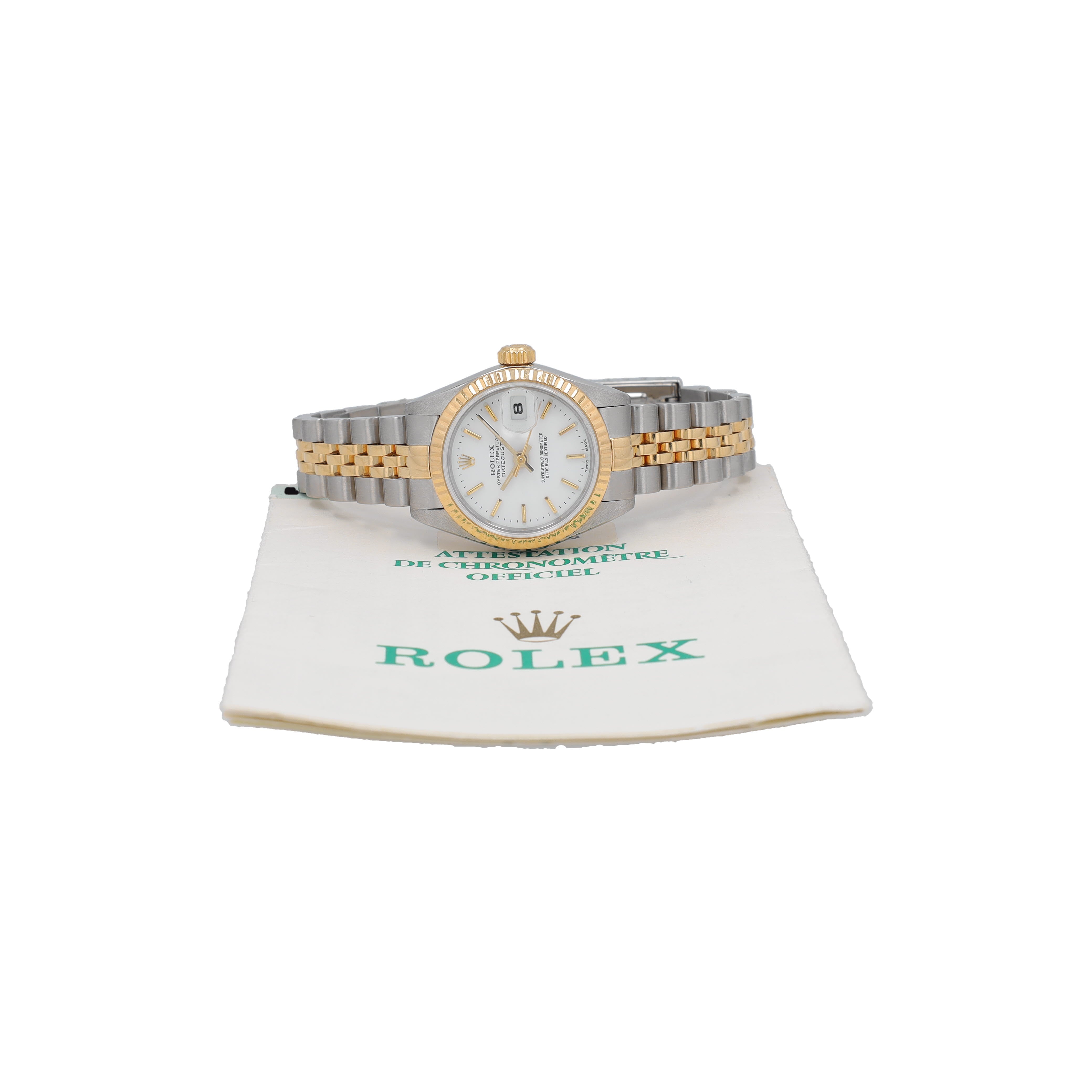 Rolex Datejust 26 69173 w/ Box & Cert YR:1989