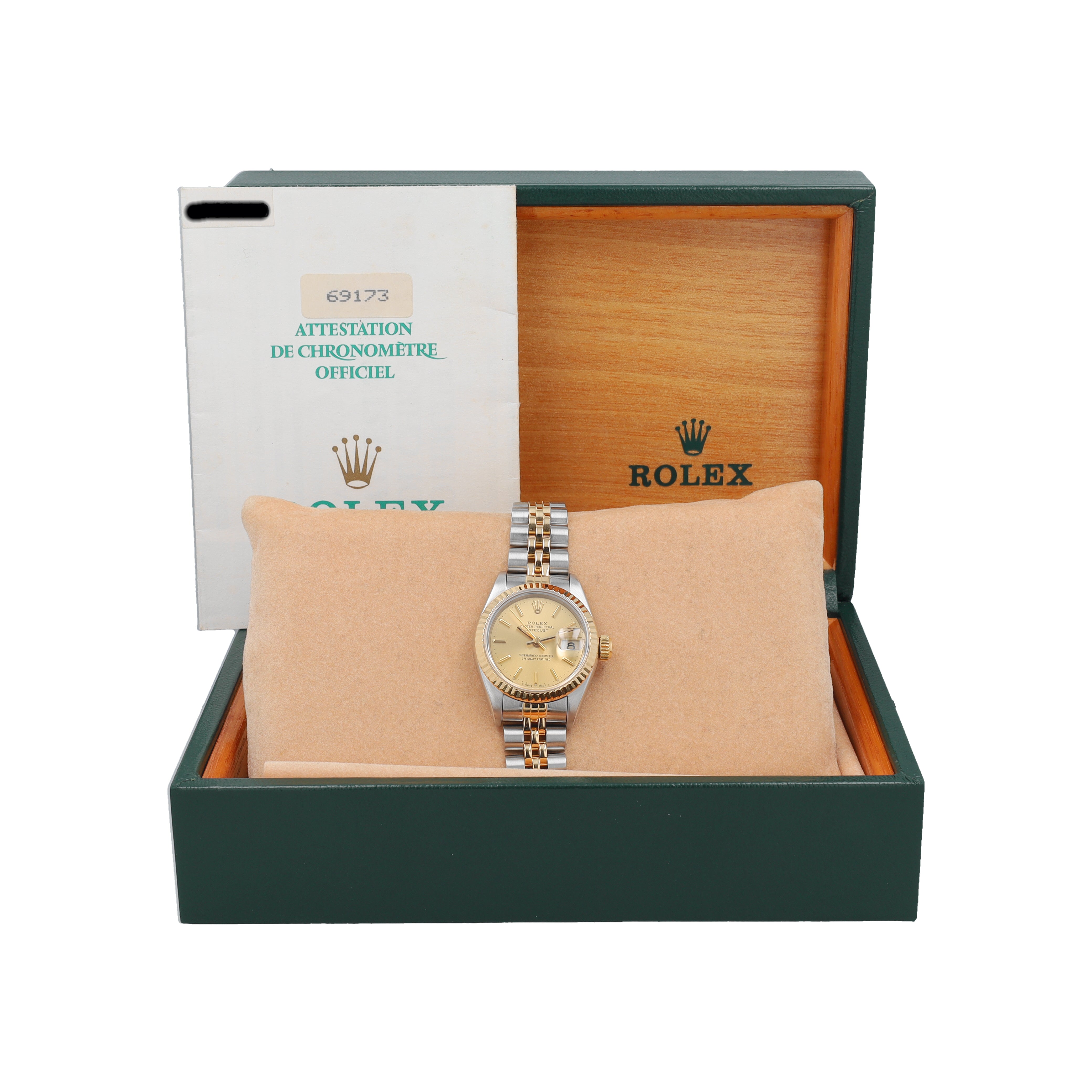 Rolex Datejust 26 69173 w/ Box & Paper YR:1992