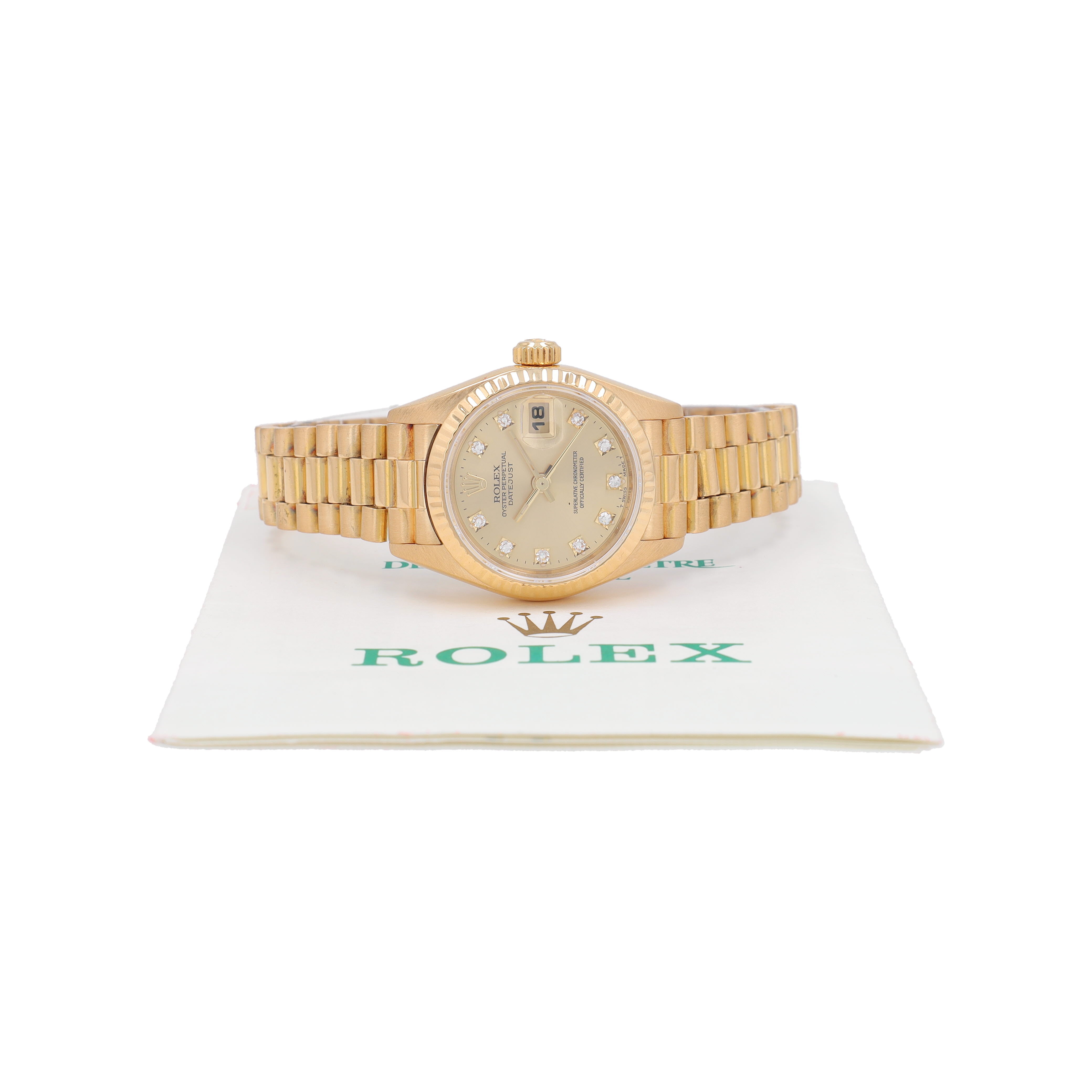 Rolex Datejust 26 69178 w/ Box & Paper YR:1993