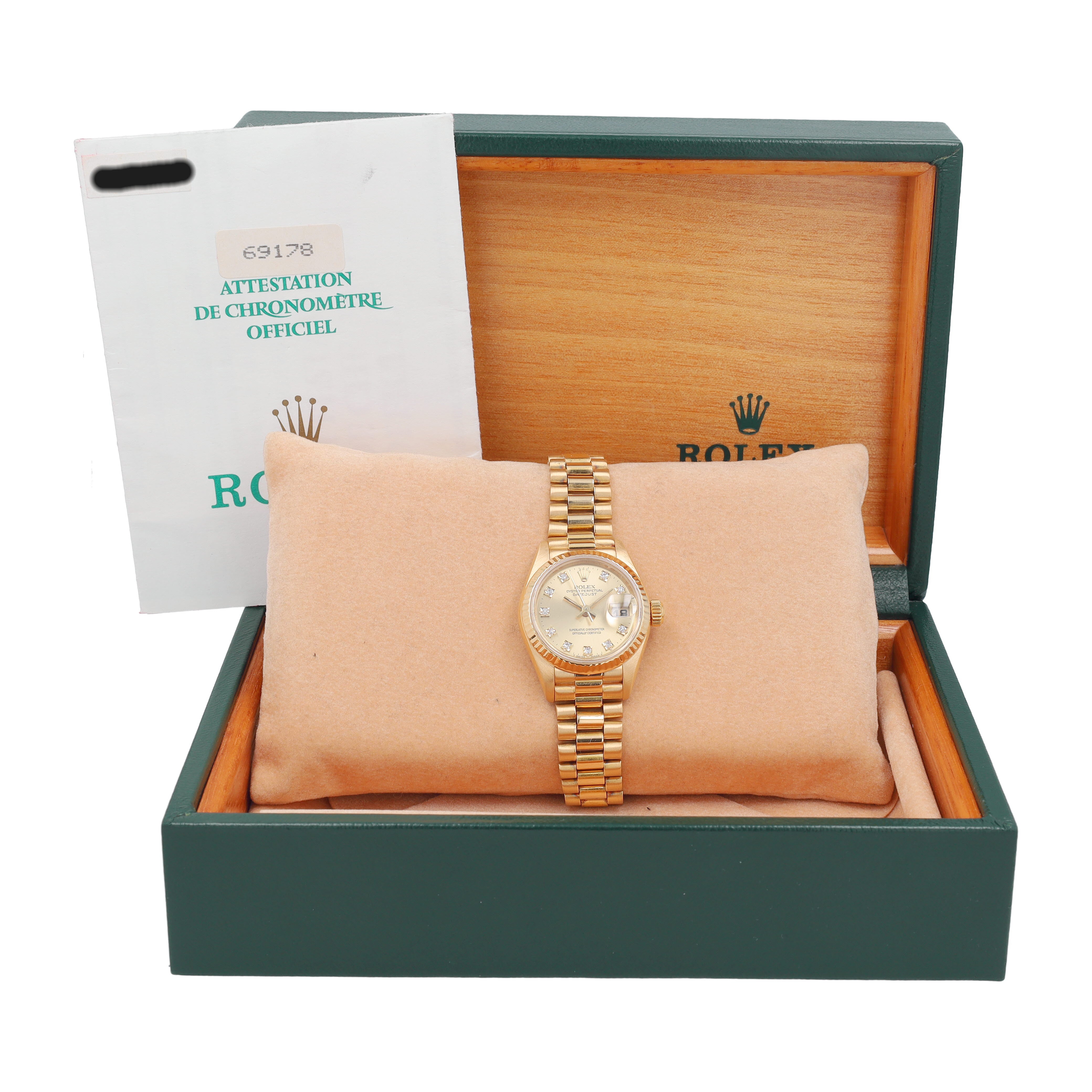 Rolex Datejust 26 69178 w/ Box & Paper YR:1993