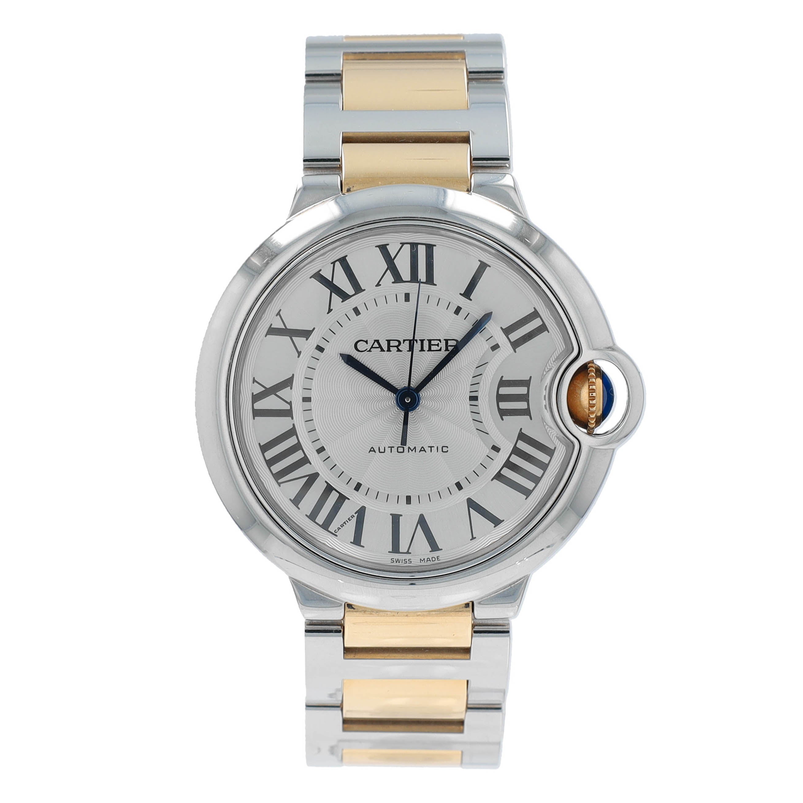Cartier Mens Two-Tone Ballon Bleu