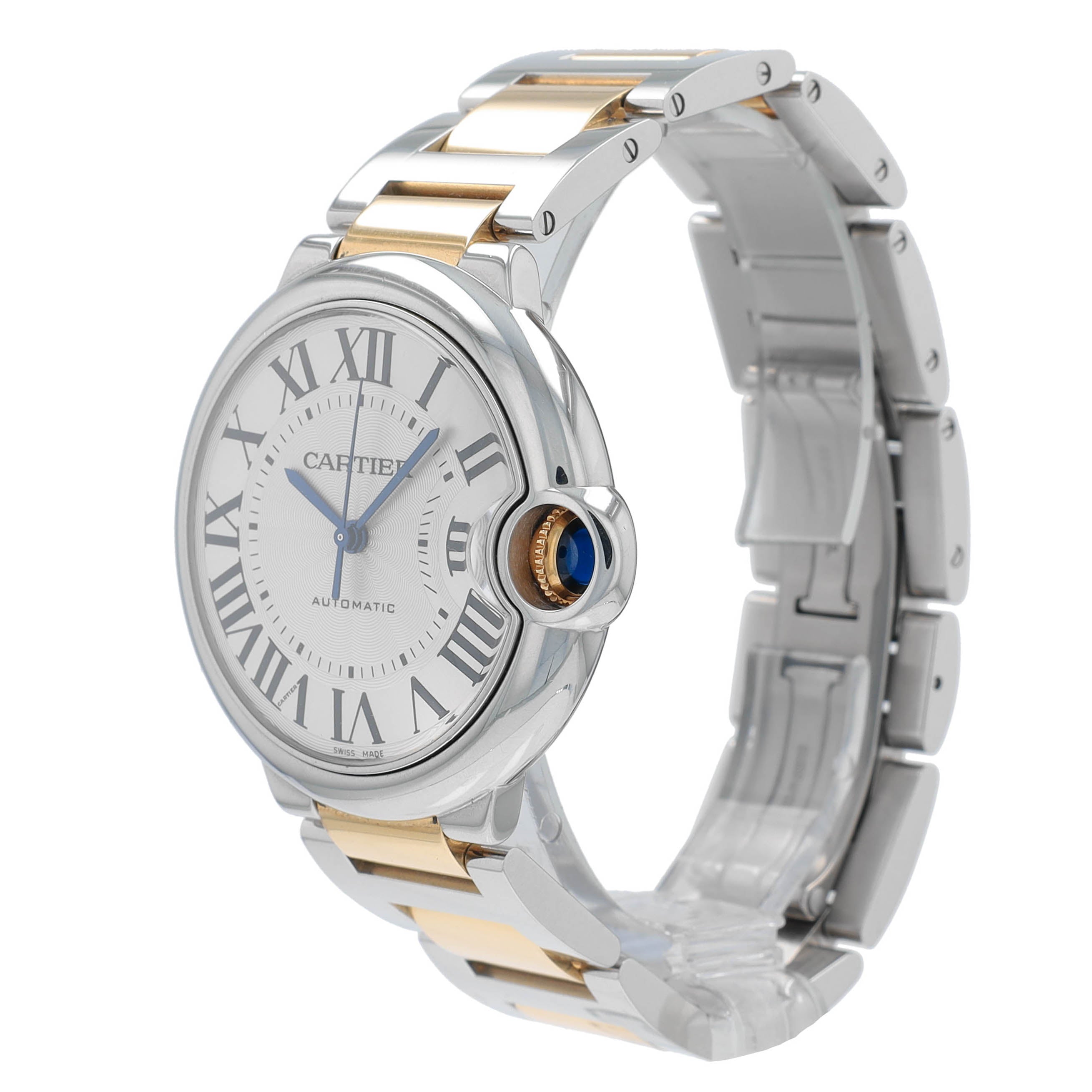 Cartier Mens Two-Tone Ballon Bleu