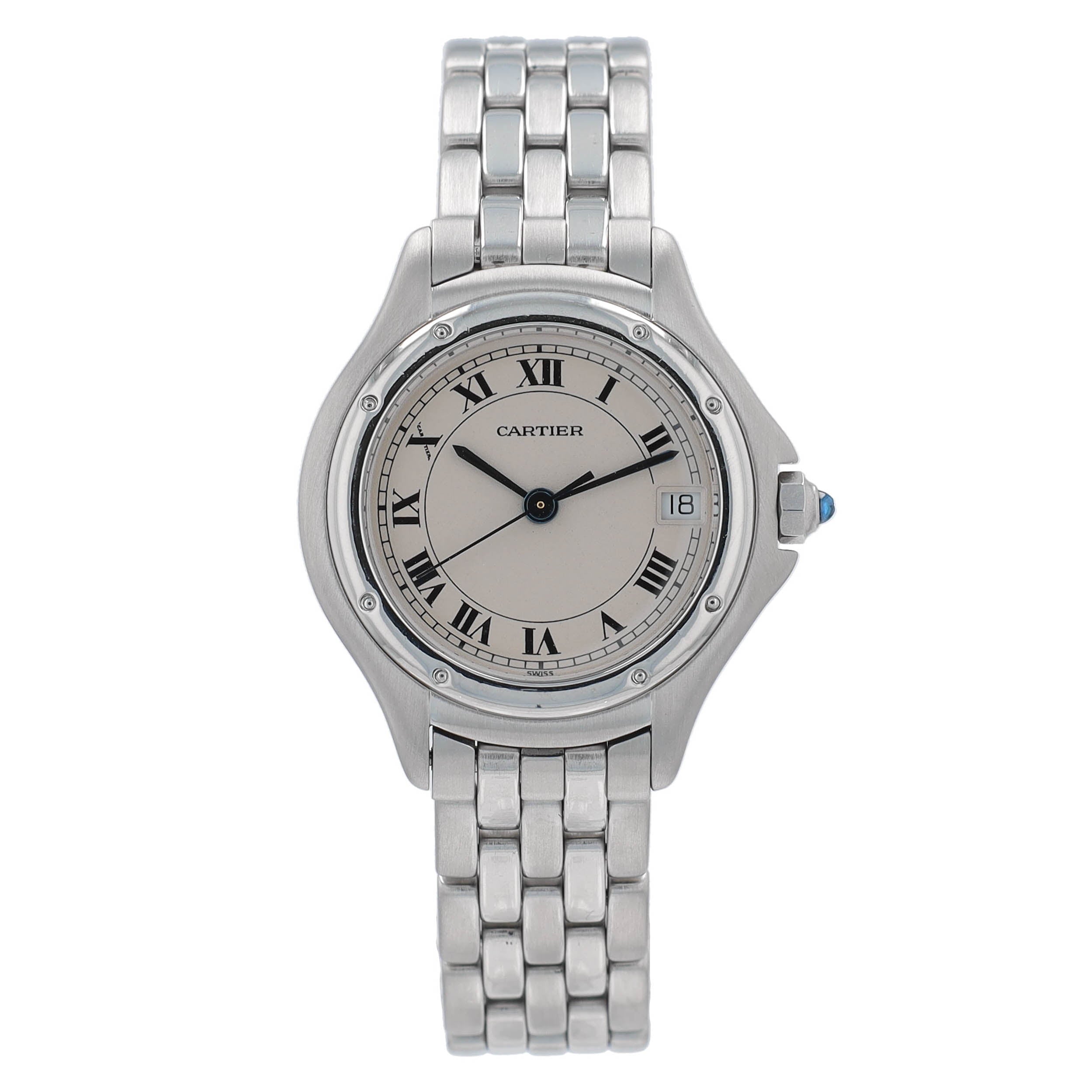 Cartier Cougar Panthere SS Ladies w/ Cert