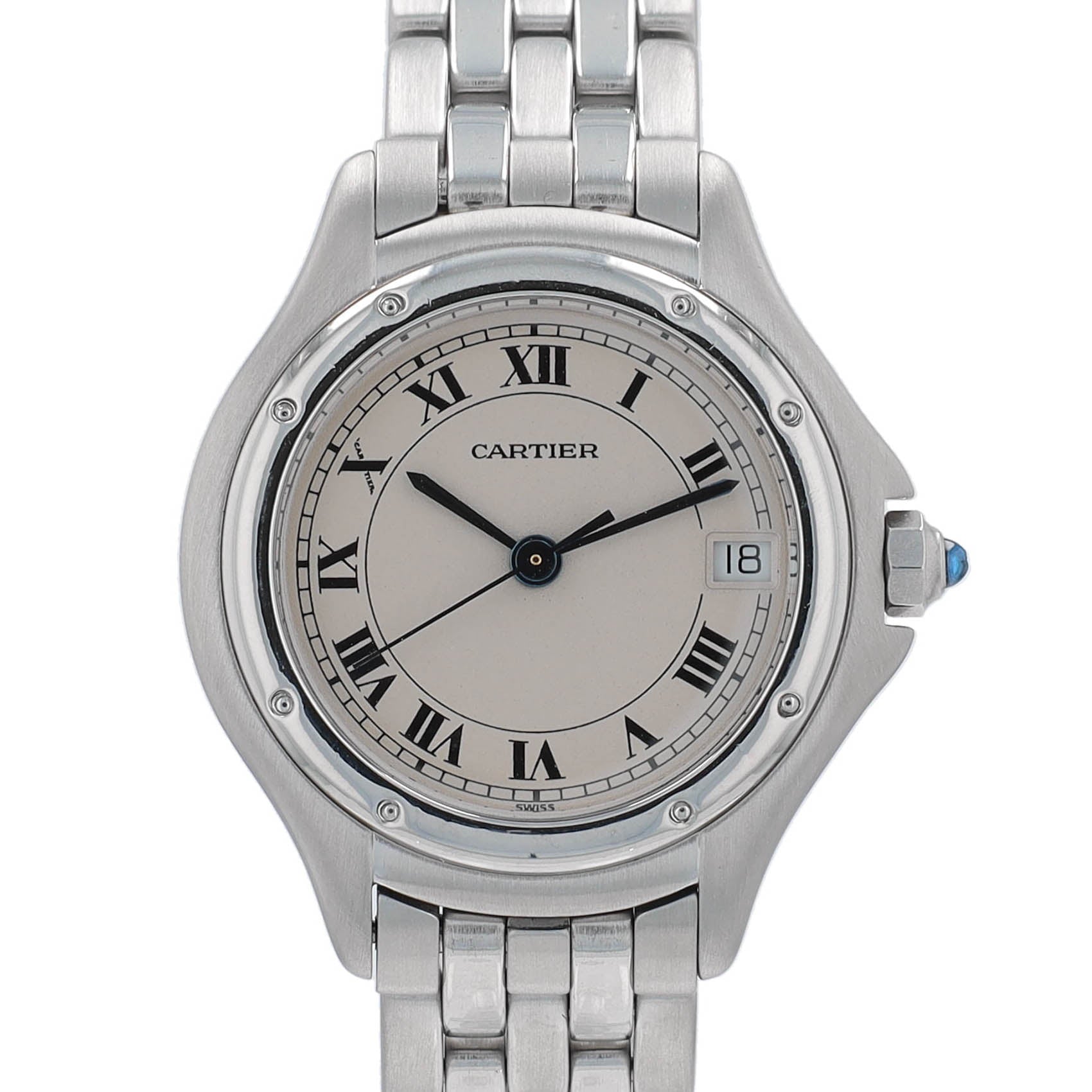 Cartier Cougar Panthere SS Ladies w/ Cert