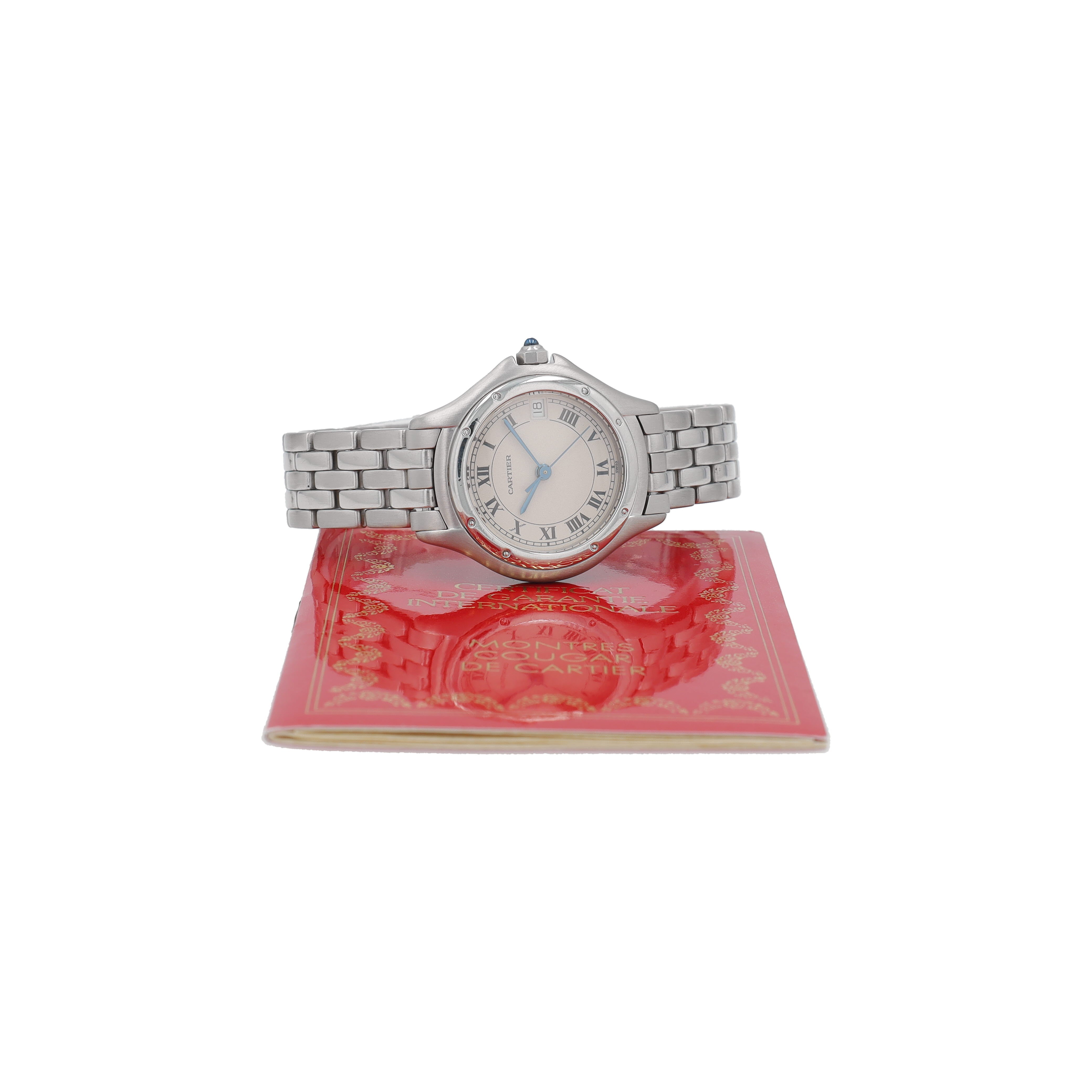 Cartier Cougar Panthere SS Ladies w/ Cert