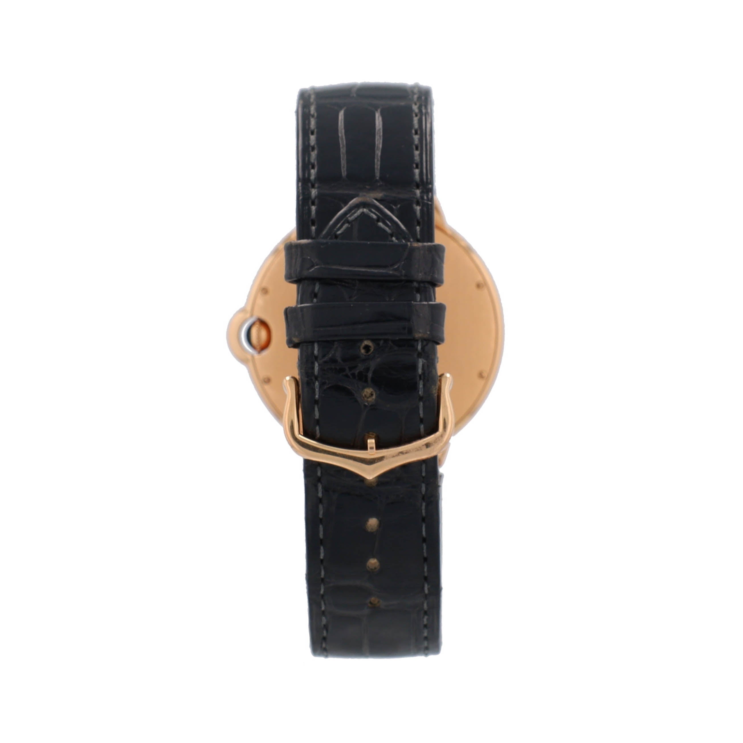 Cartier Mens 18K Rose Gold Ballon Bleu