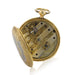 Vintage Solid 18K Yellow Gold Enamel Design Full Hunter Chrono Pocket Watch - TP Collections