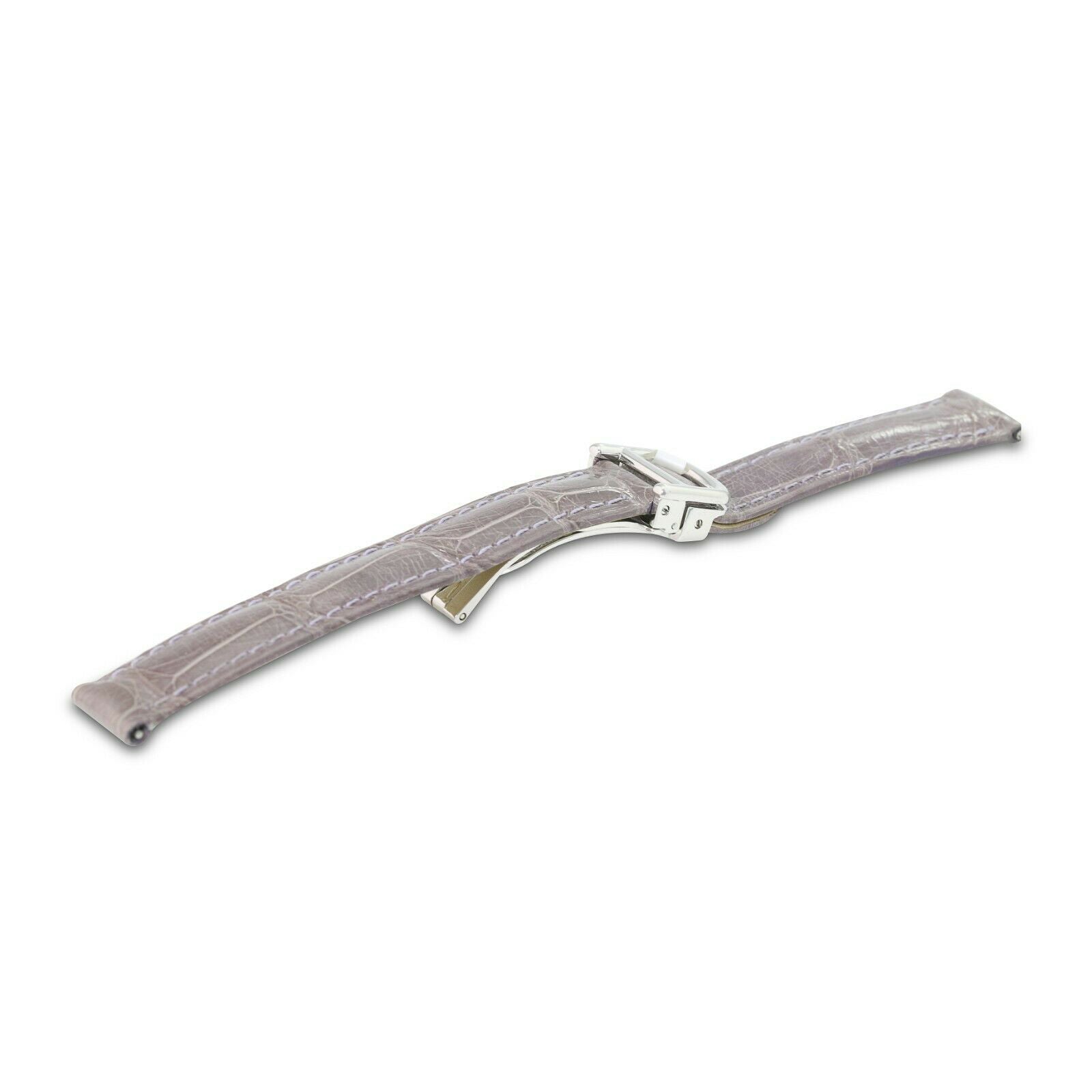 Original Cartier Tank Francaise Lady Watch Lavender Leather Strap 18KW Buckle